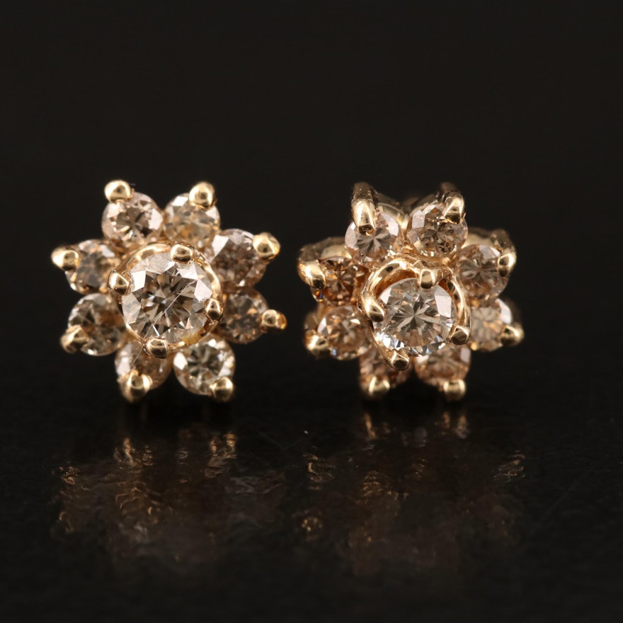 14K 0.45 CTW Diamond Earrings
