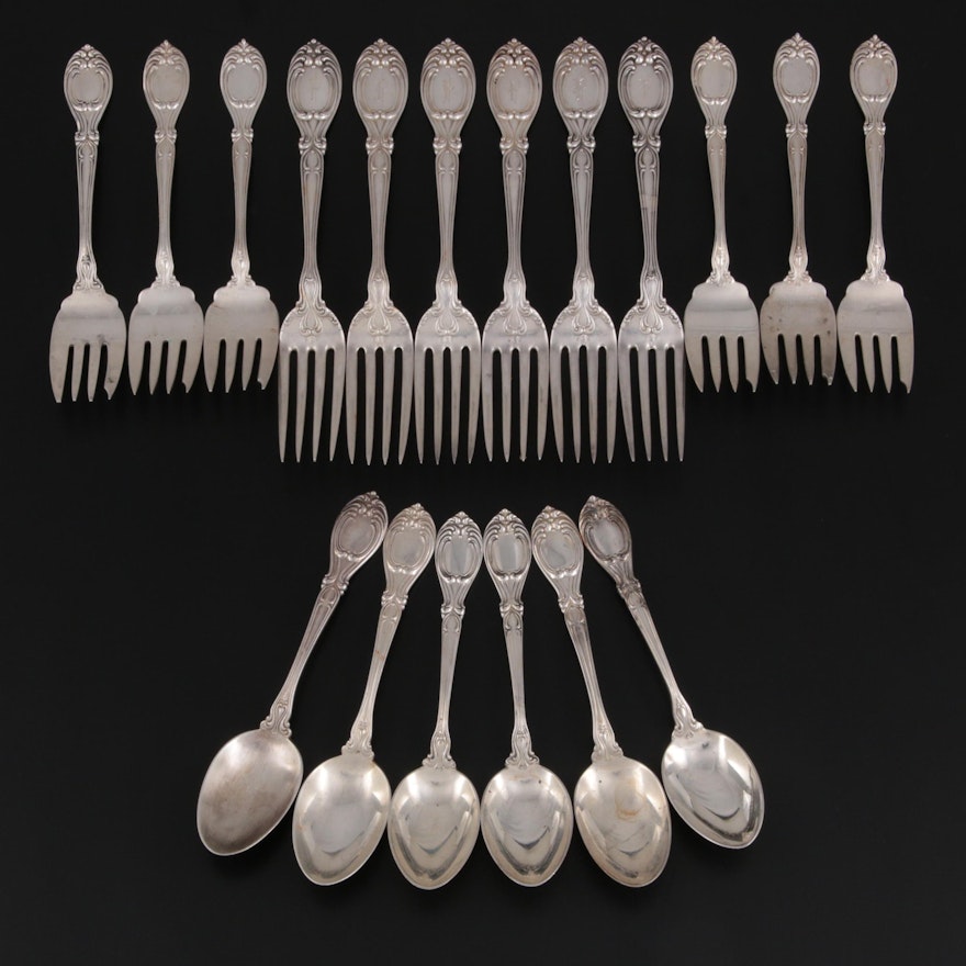 Frank M. Whiting "Victoria-Florence" Sterling Silver Flatware, 1905