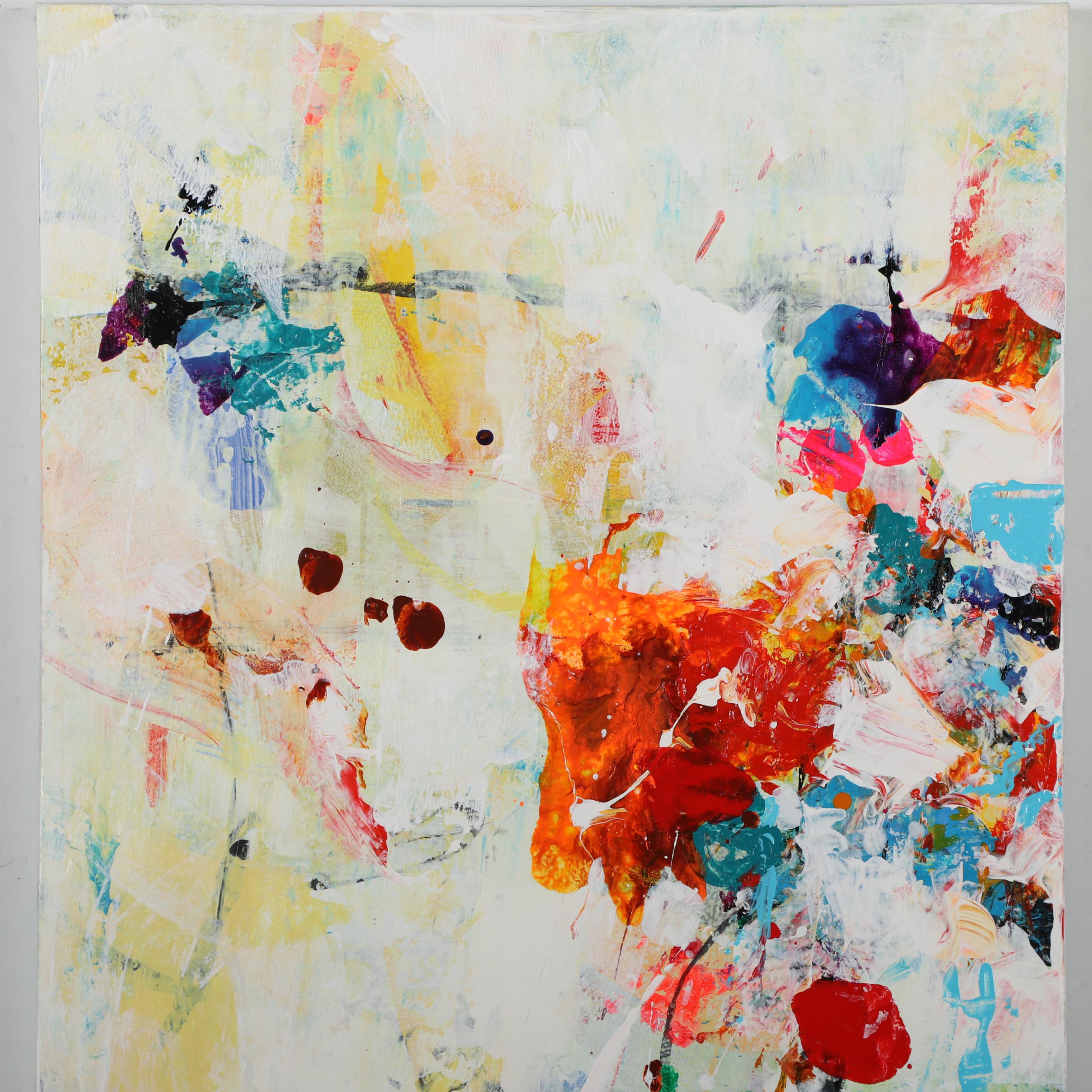 Mark Whitmarsch Acrylic Painting "Divine Garden" Series, 21st Century