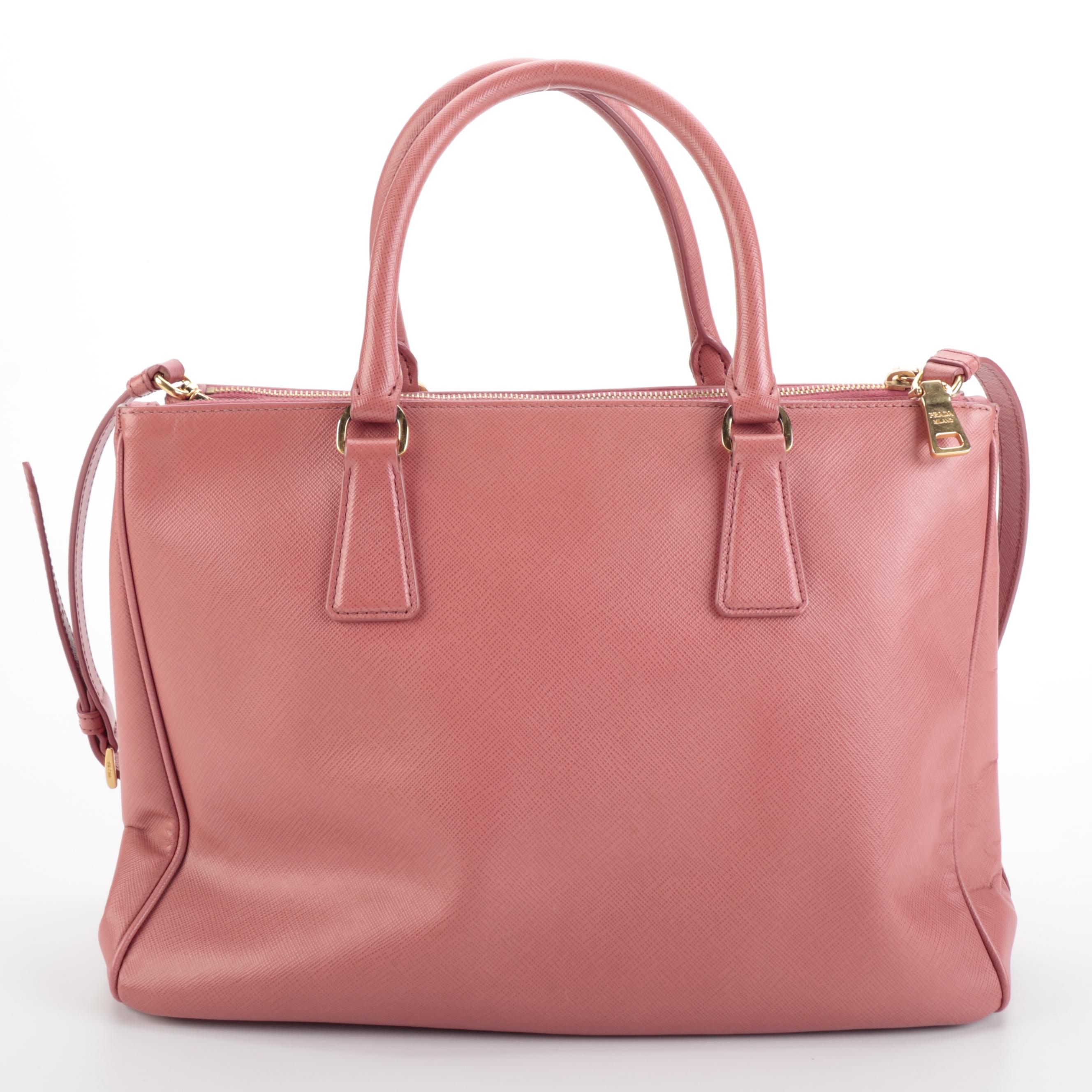 Prada Saffiano Leather Two-Way Handbag