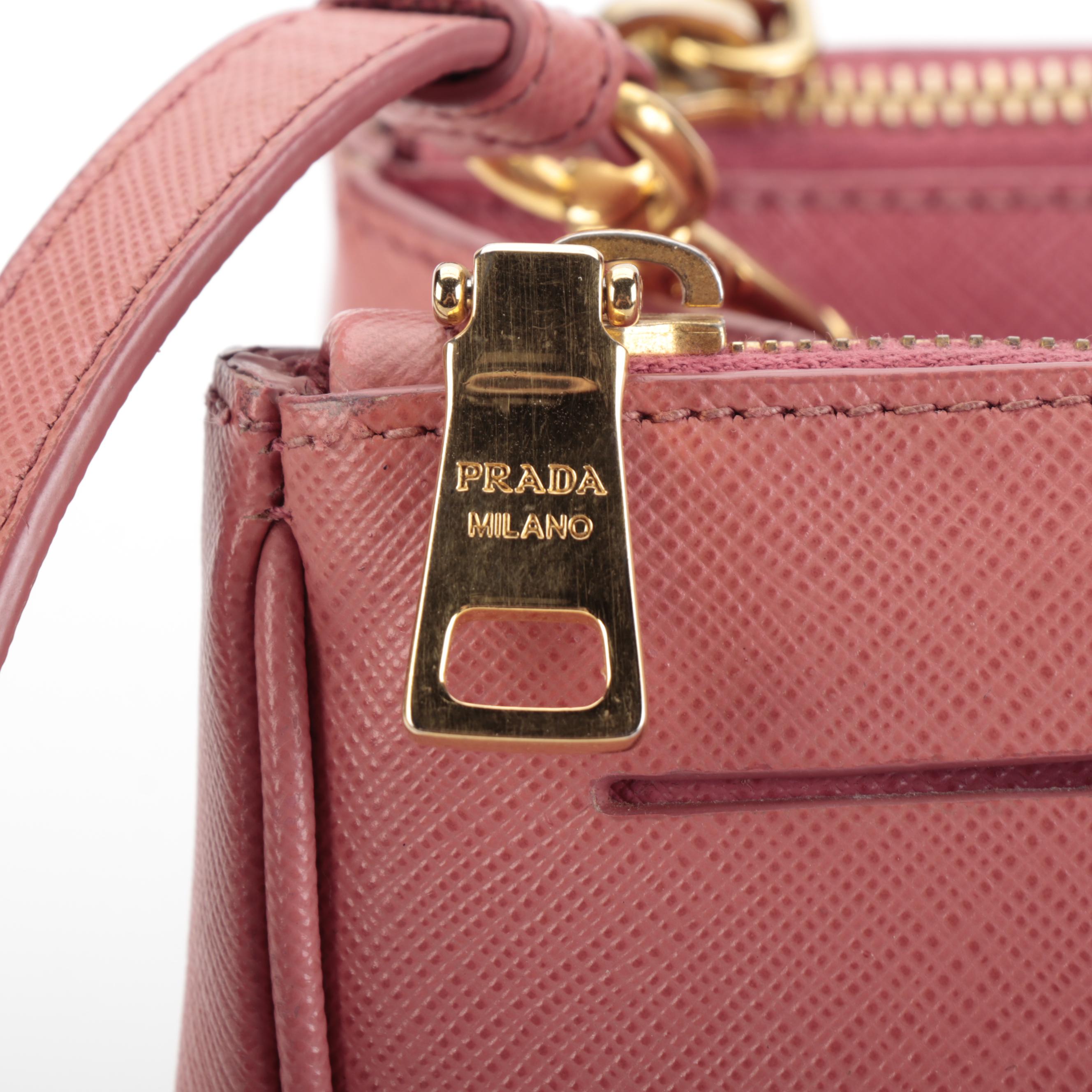 Prada Saffiano Leather Two-Way Handbag