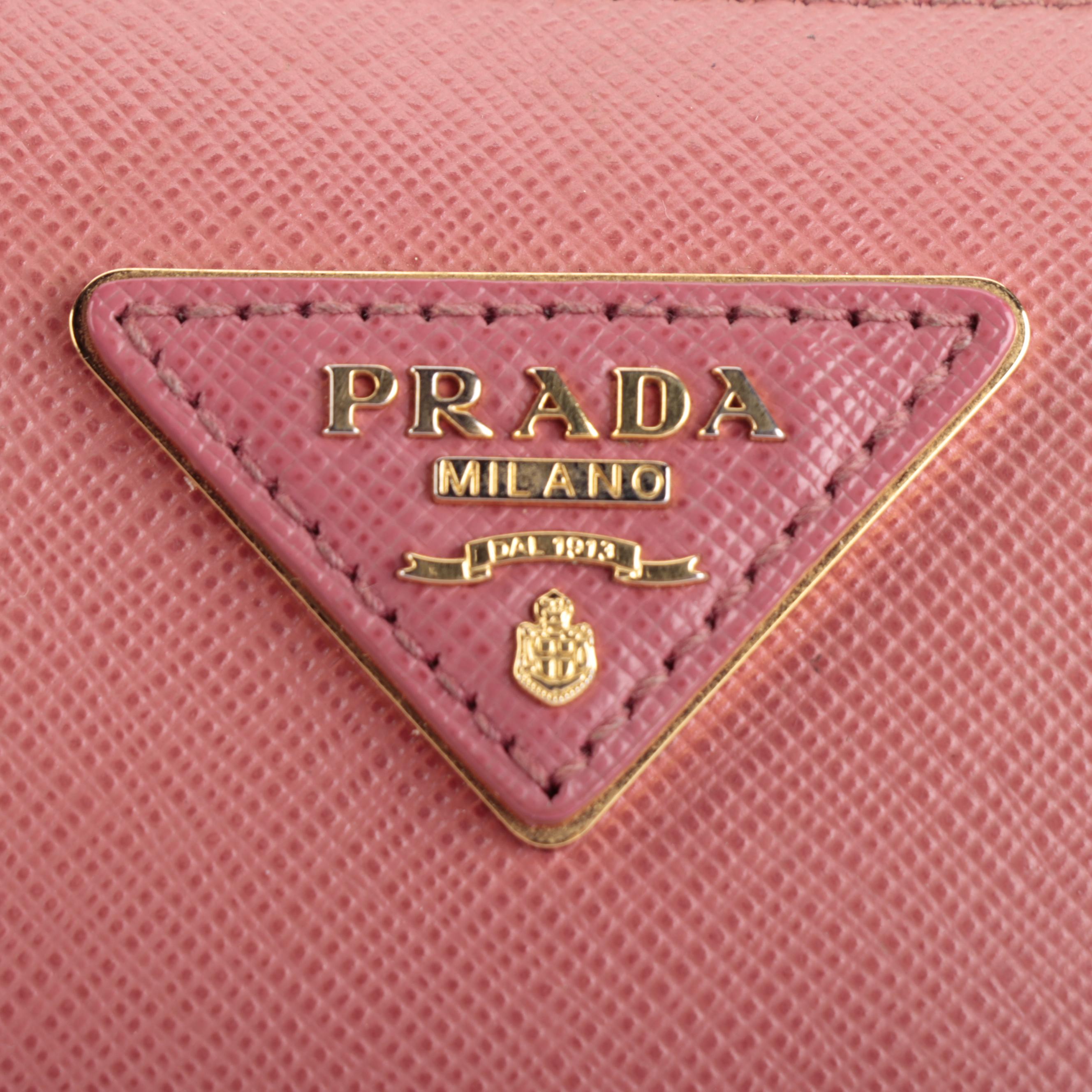 Prada Saffiano Leather Two-Way Handbag