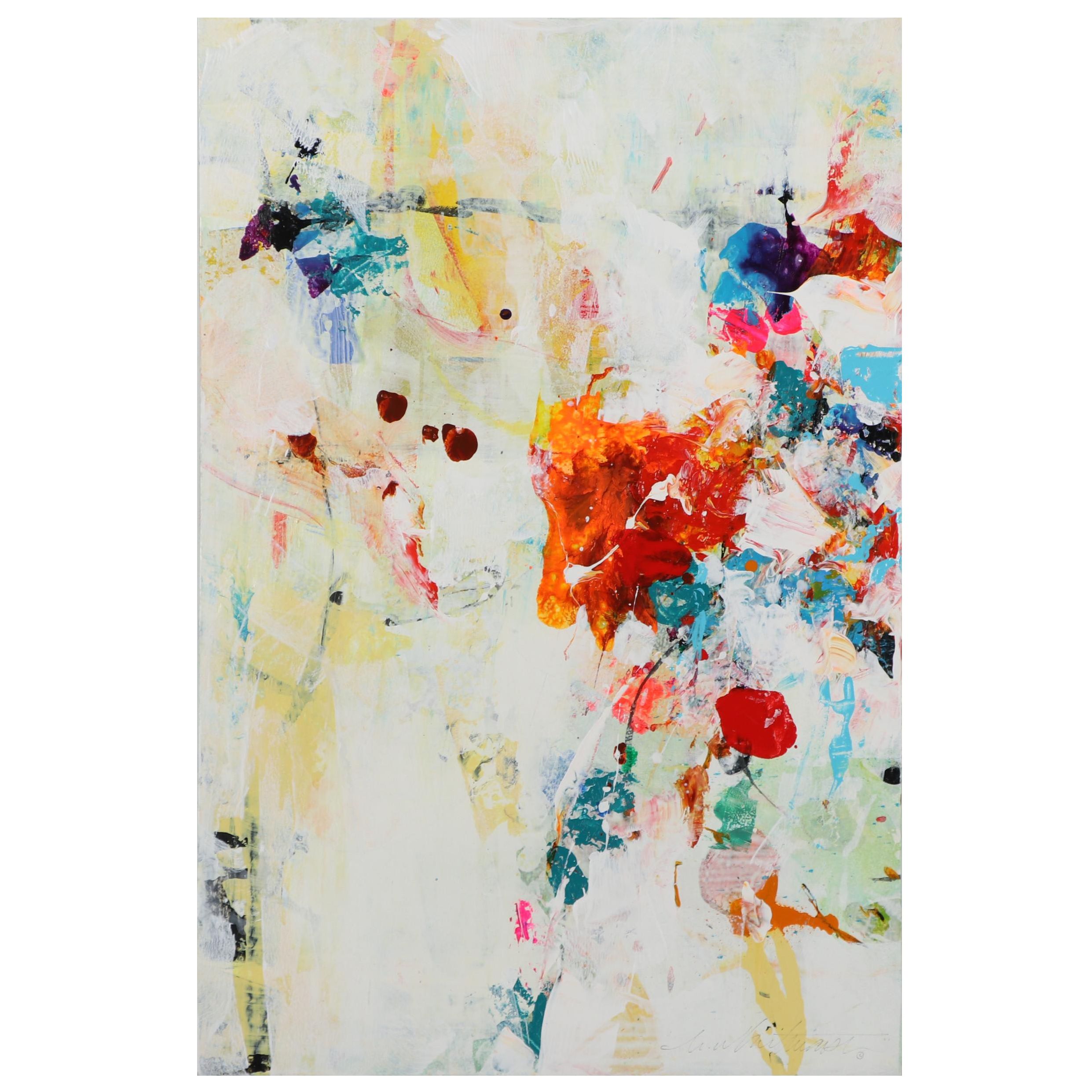 Mark Whitmarsch Acrylic Painting "Divine Garden" Series, 21st Century