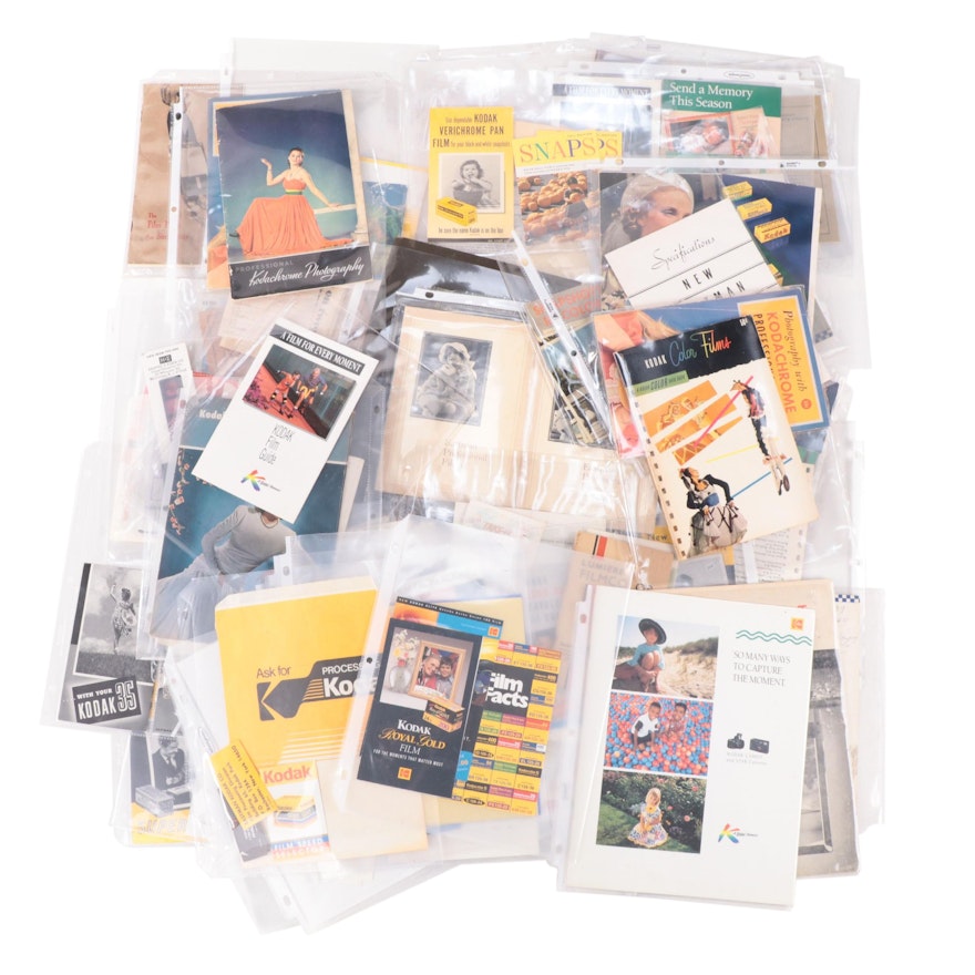 Photography Ephemera Including Manuals, Catalogs, Film Boxes and More