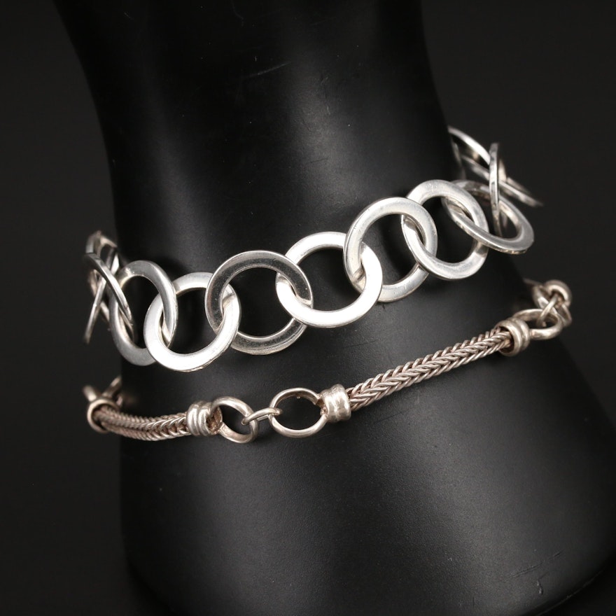 Sterling Chain Bracelets
