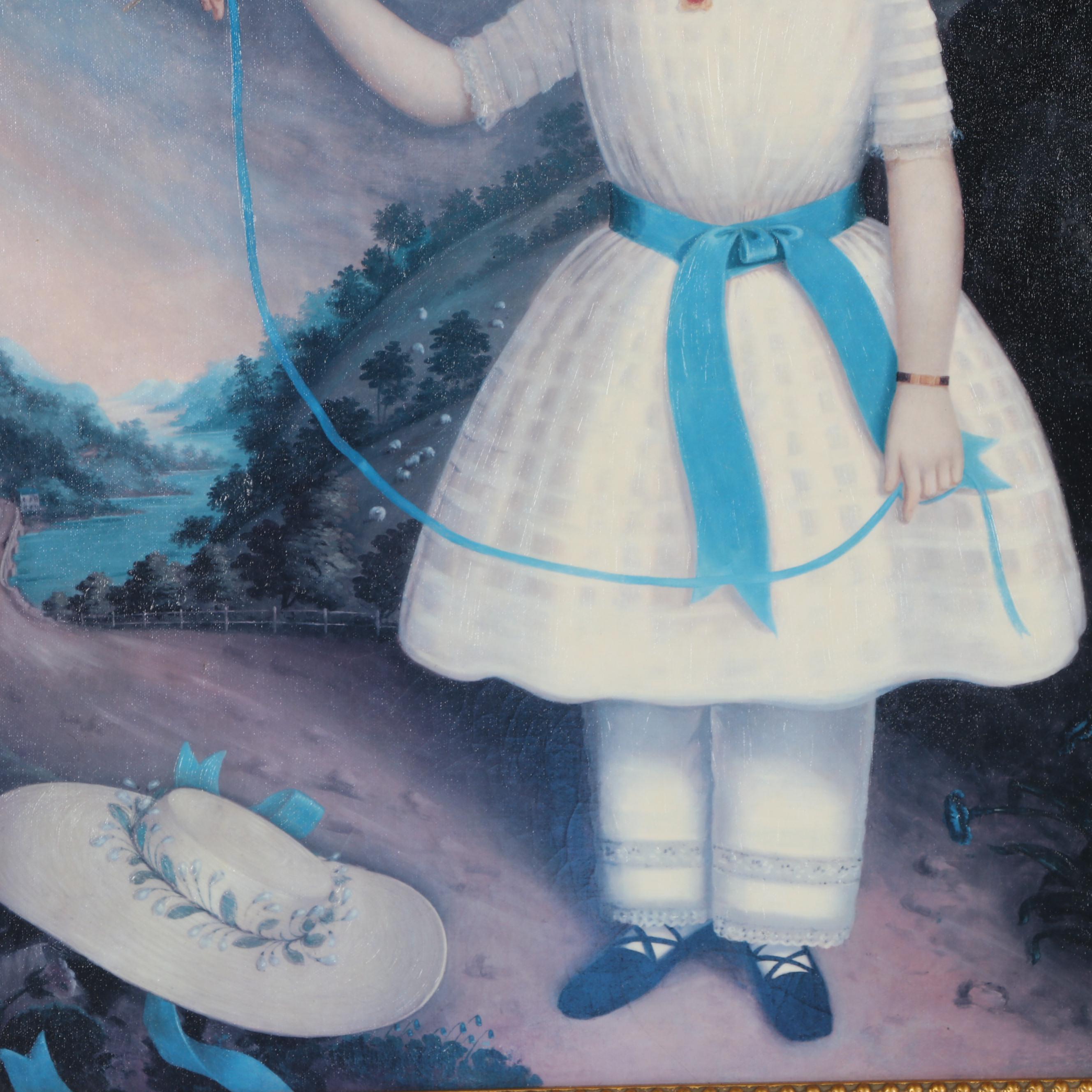 Offset Lithograph After Jefferson Gaunt "Portrait of Josephine Dixon"