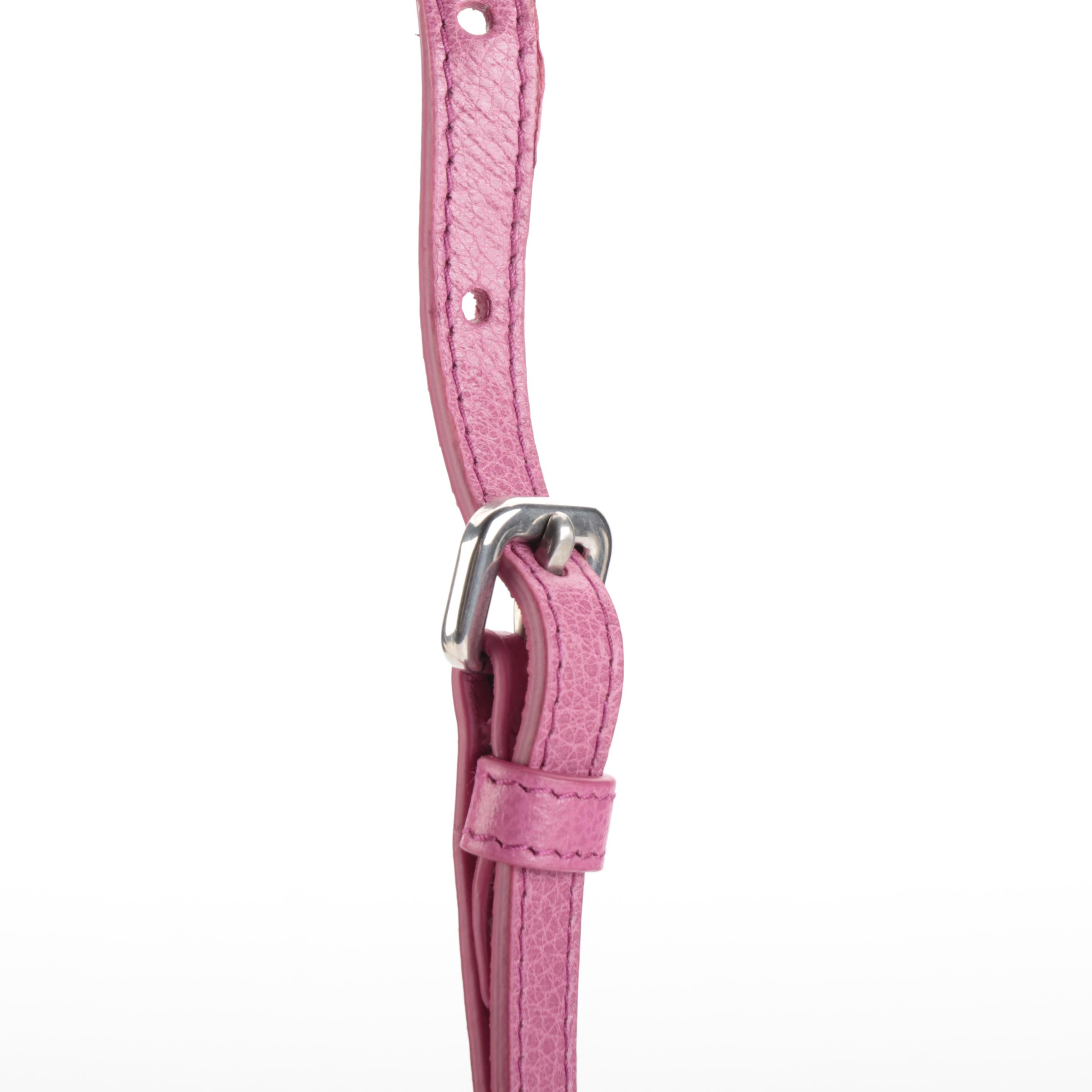 Prada Etiquette Front Flap Crossbody in Studded Pink Tessuto Nylon
