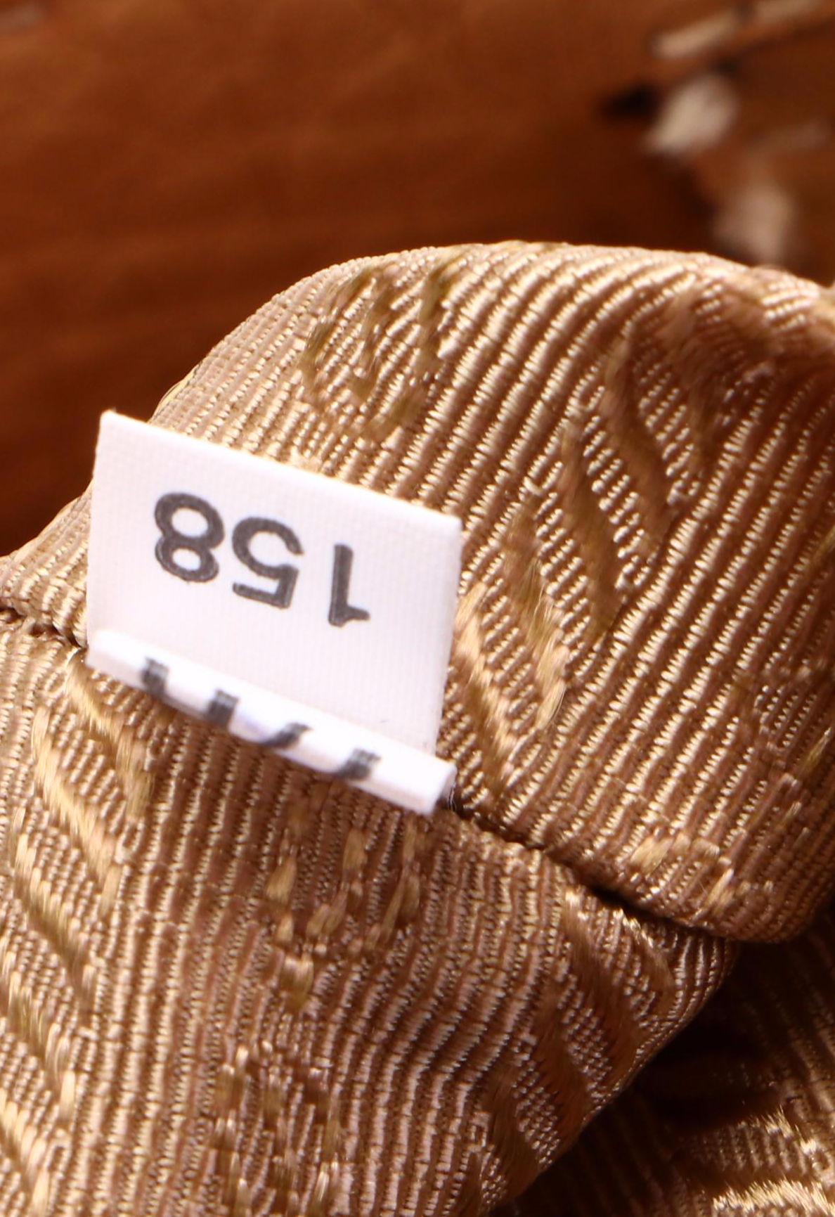 Prada Wing Convertible Tote Bag with Front Pocket in Tan Vitello Daino Leather