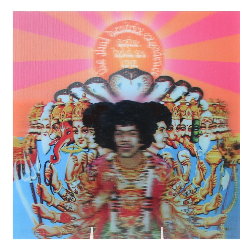 Jimi Hendrix Experience "Axis: Bold As Love" 3D Album Cover Art