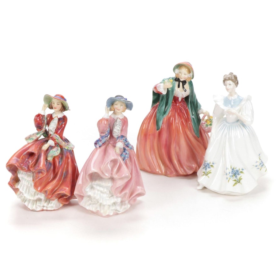 Royal Doulton "Lady Charmian" and Other Bone China Figurines