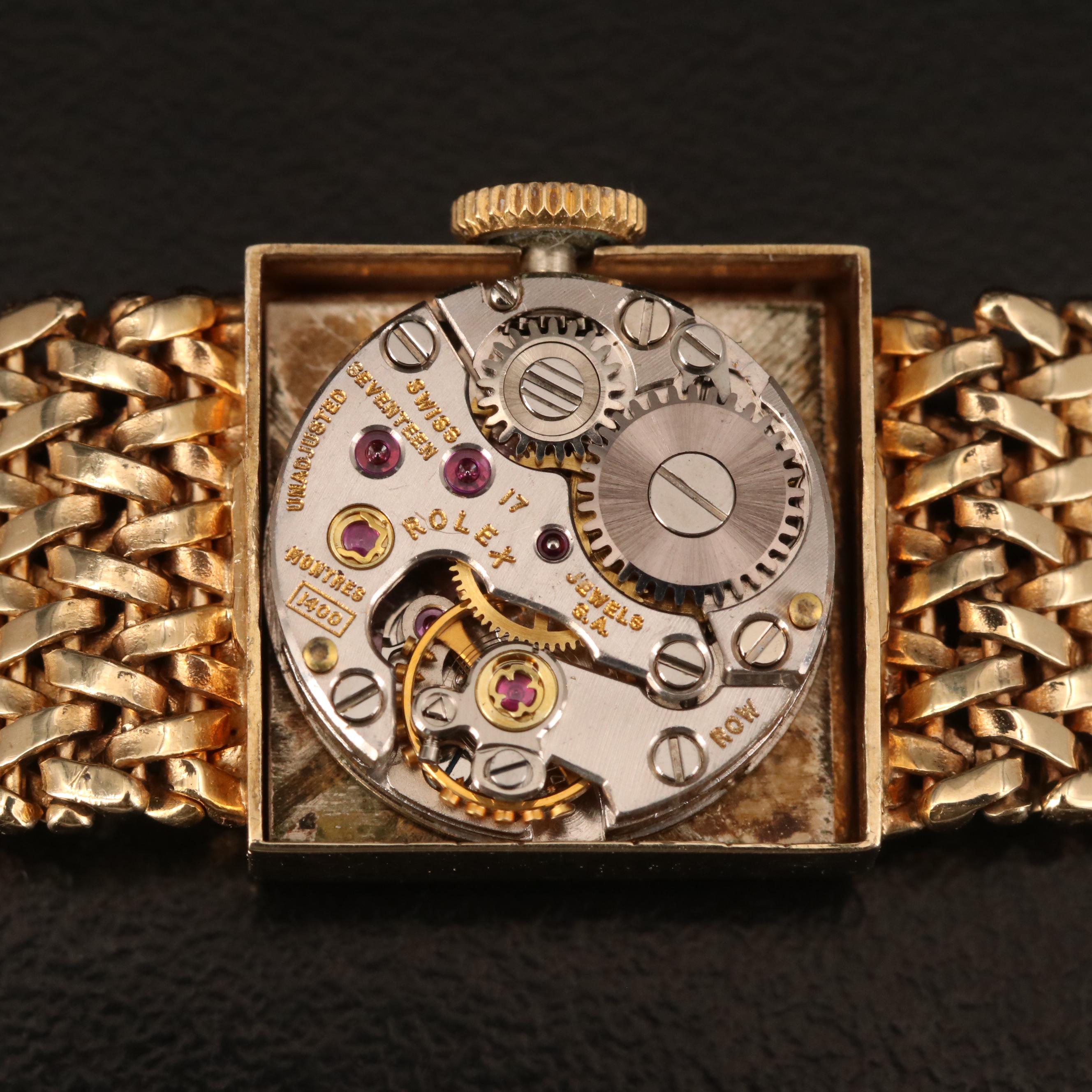 Rolex 14K Gold Stem Wind Watch