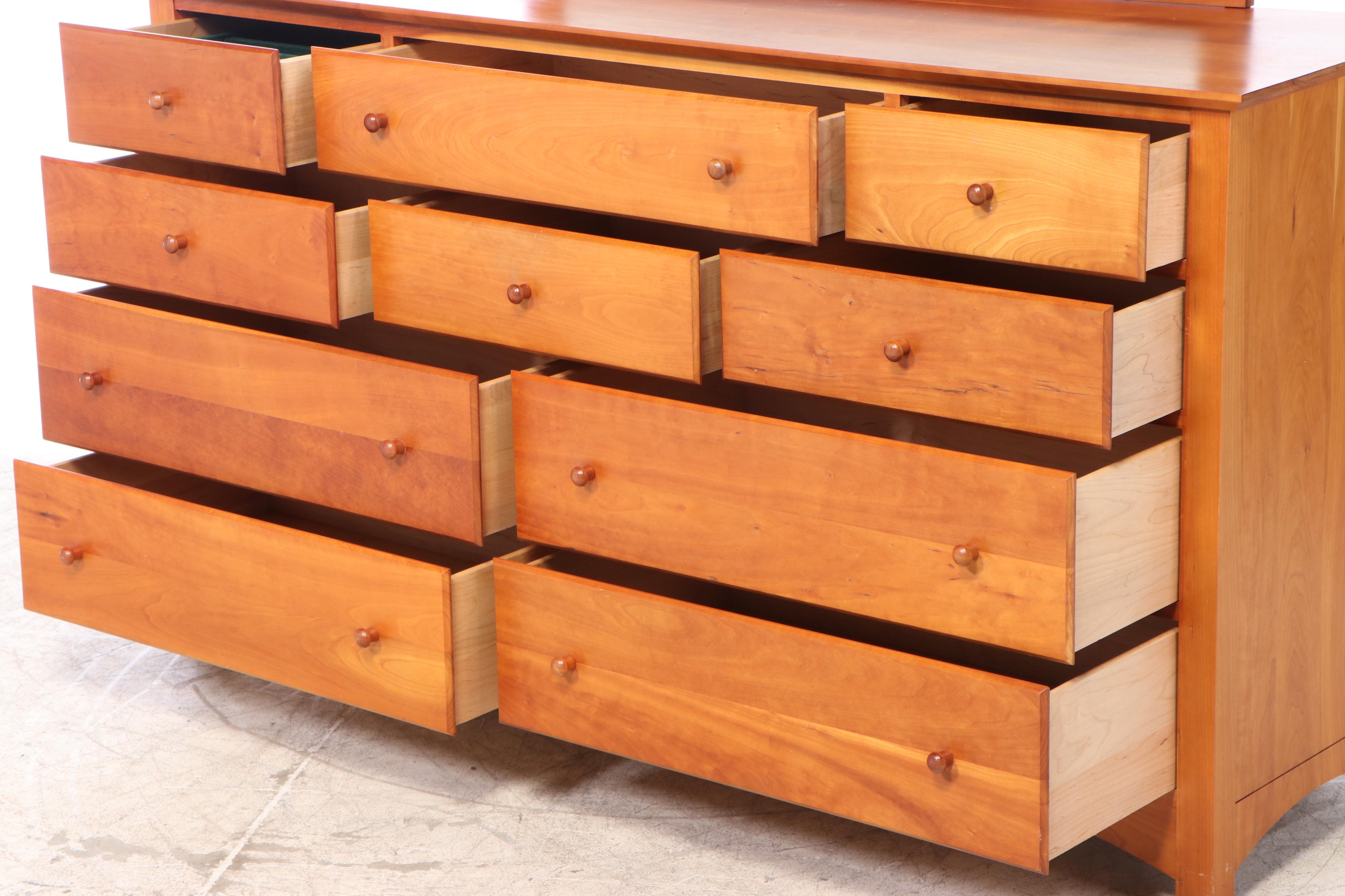 Harden Furniture "Natural Transitions" Cherrywood Ten-Drawer Dresser