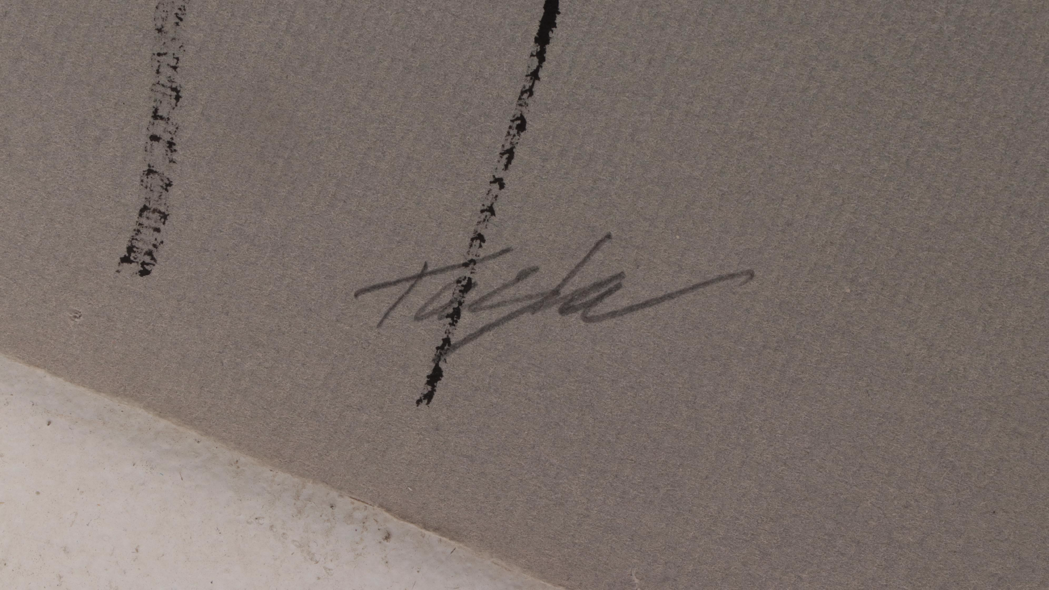 John Tuska Figural Nude Ink Drawings, Late 20th Century