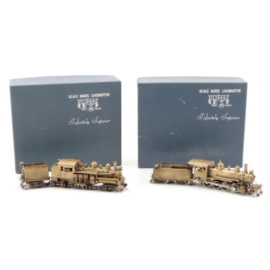 United Scale Models Brass HO Model Railway Pacific Coast Shay, Ma & Pa Engine