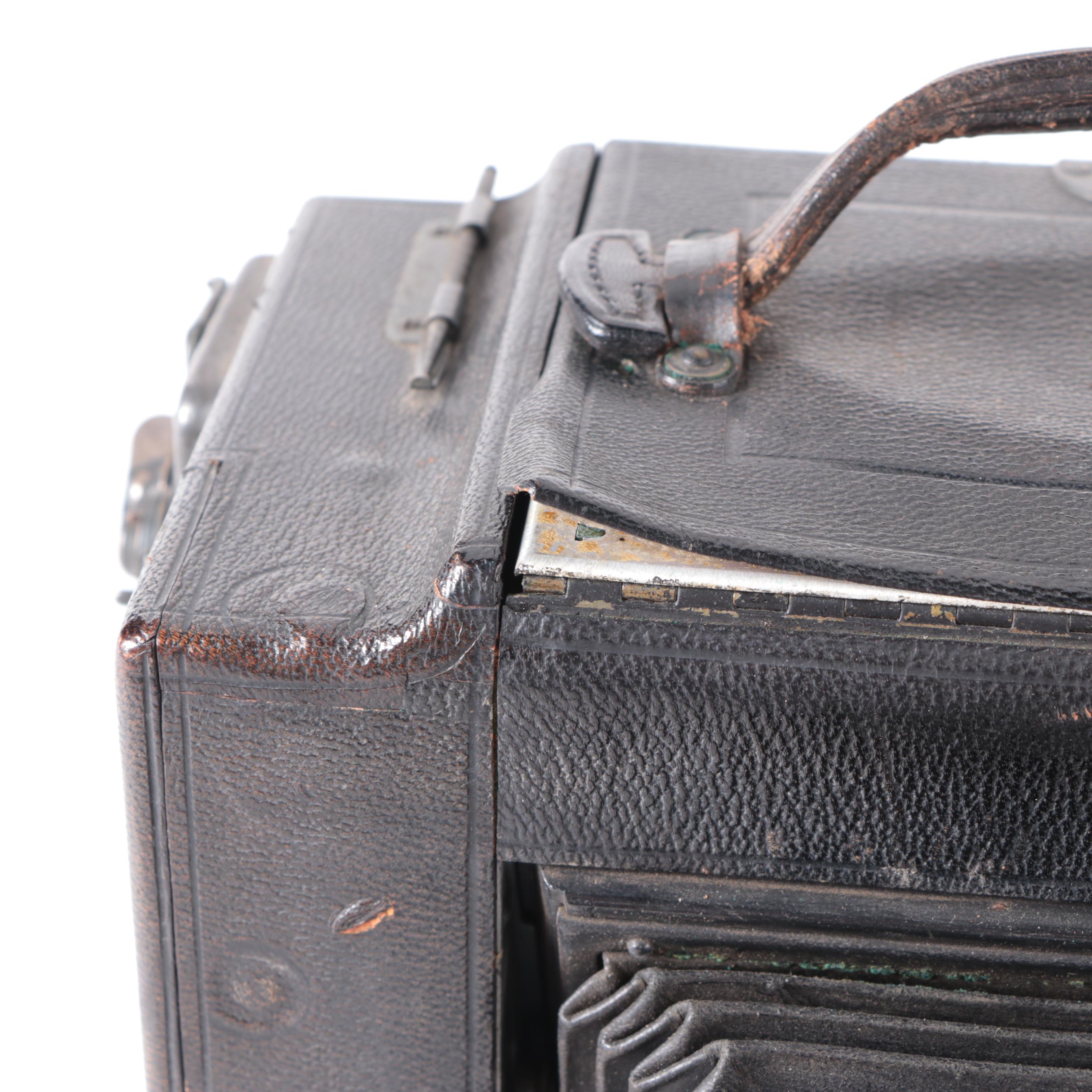 Kodak 3A Graflex Folding Press Camera and Case, Early 20th Century