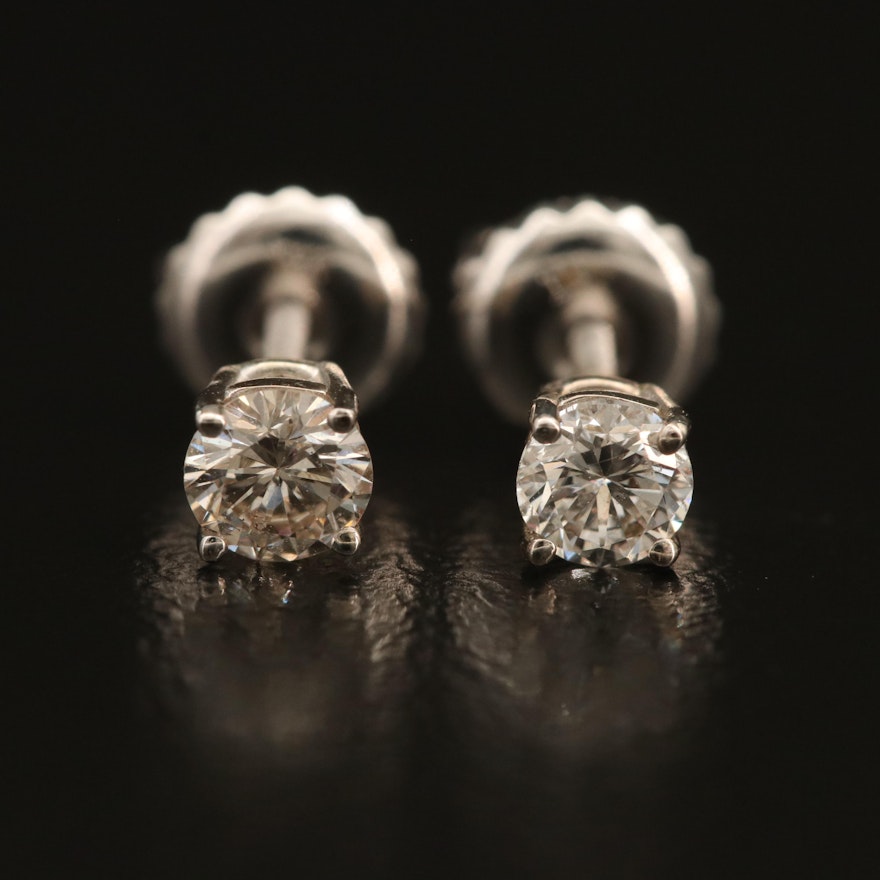 14K 0.33 CTW Diamond Stud Earrings