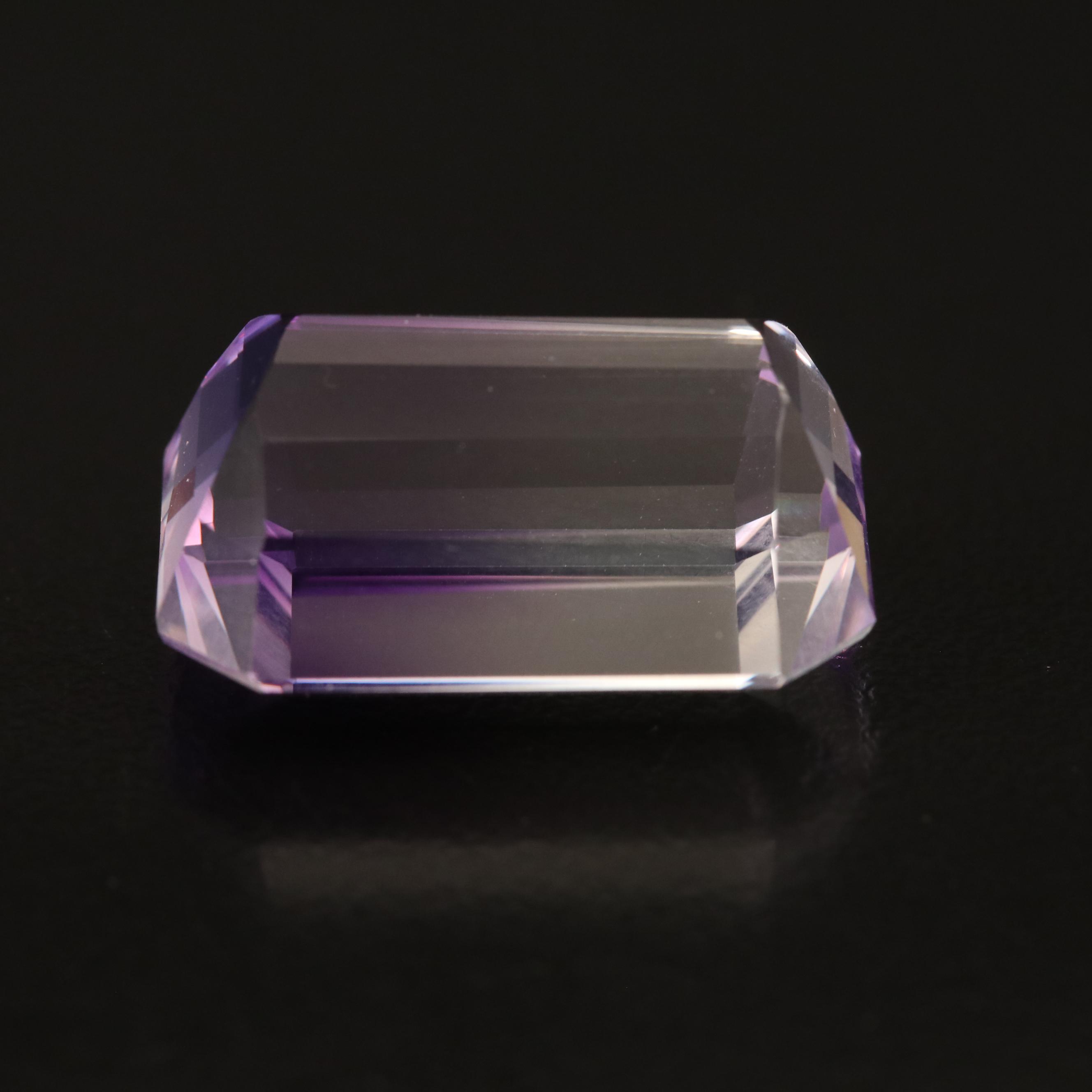 Loose 31.24 CT Rectangular Bi-Color Quartz