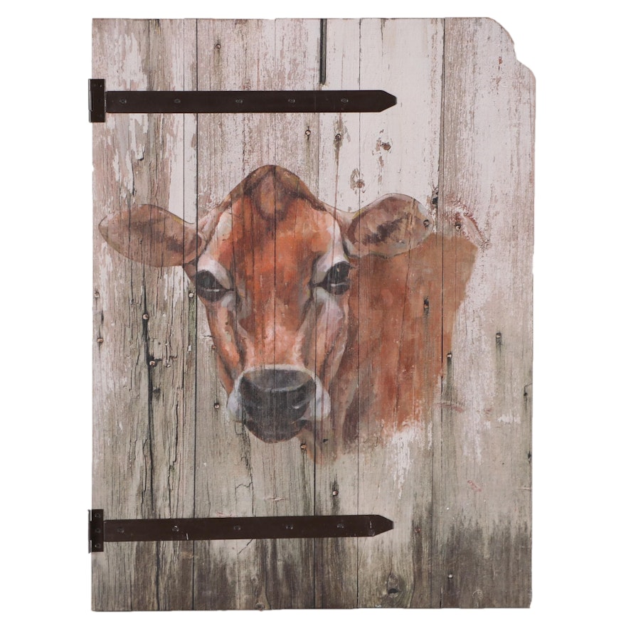 Offset Lithograph of Jersey Cow, 21st Century