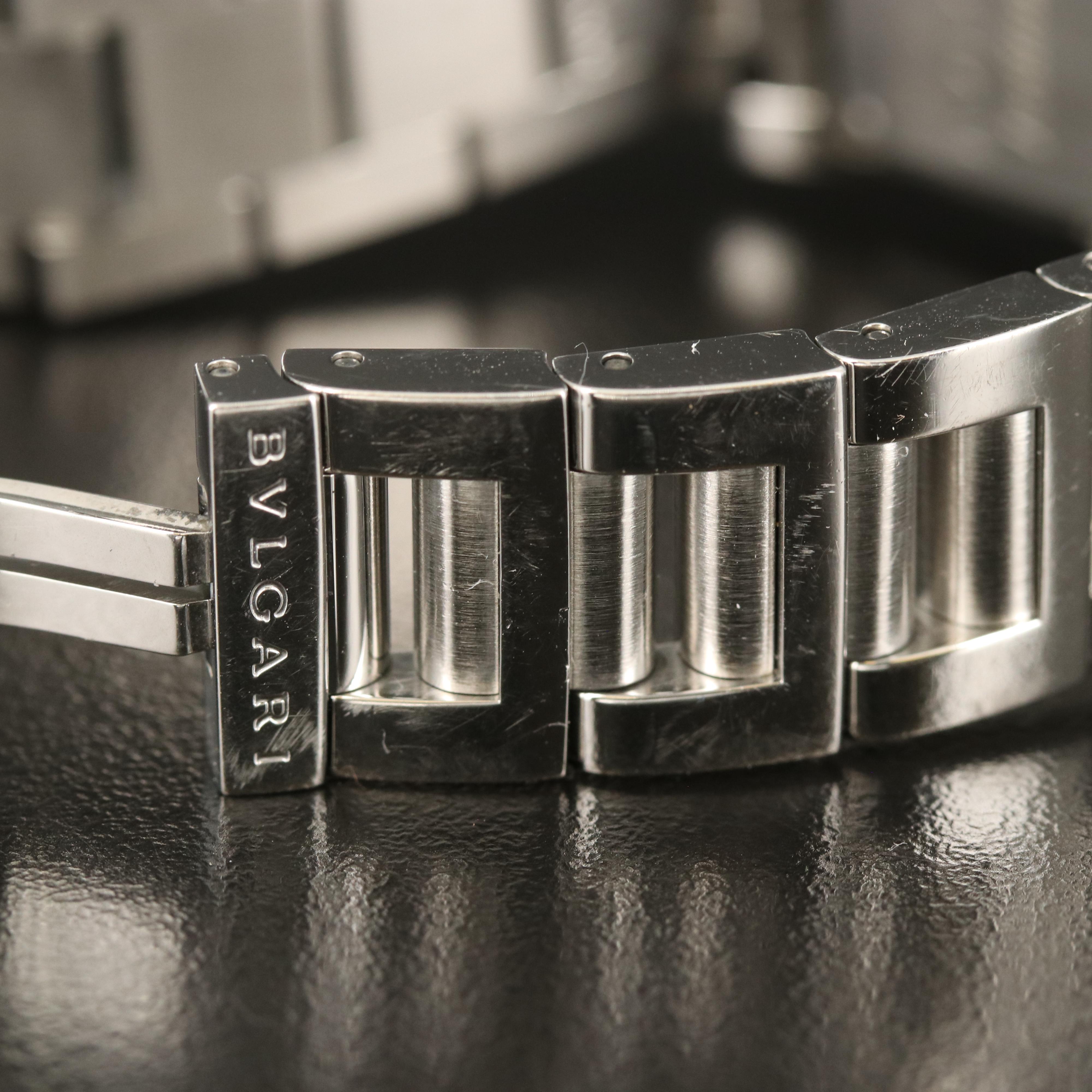 BVLGARI Rettangolo Stainless Steel Watch