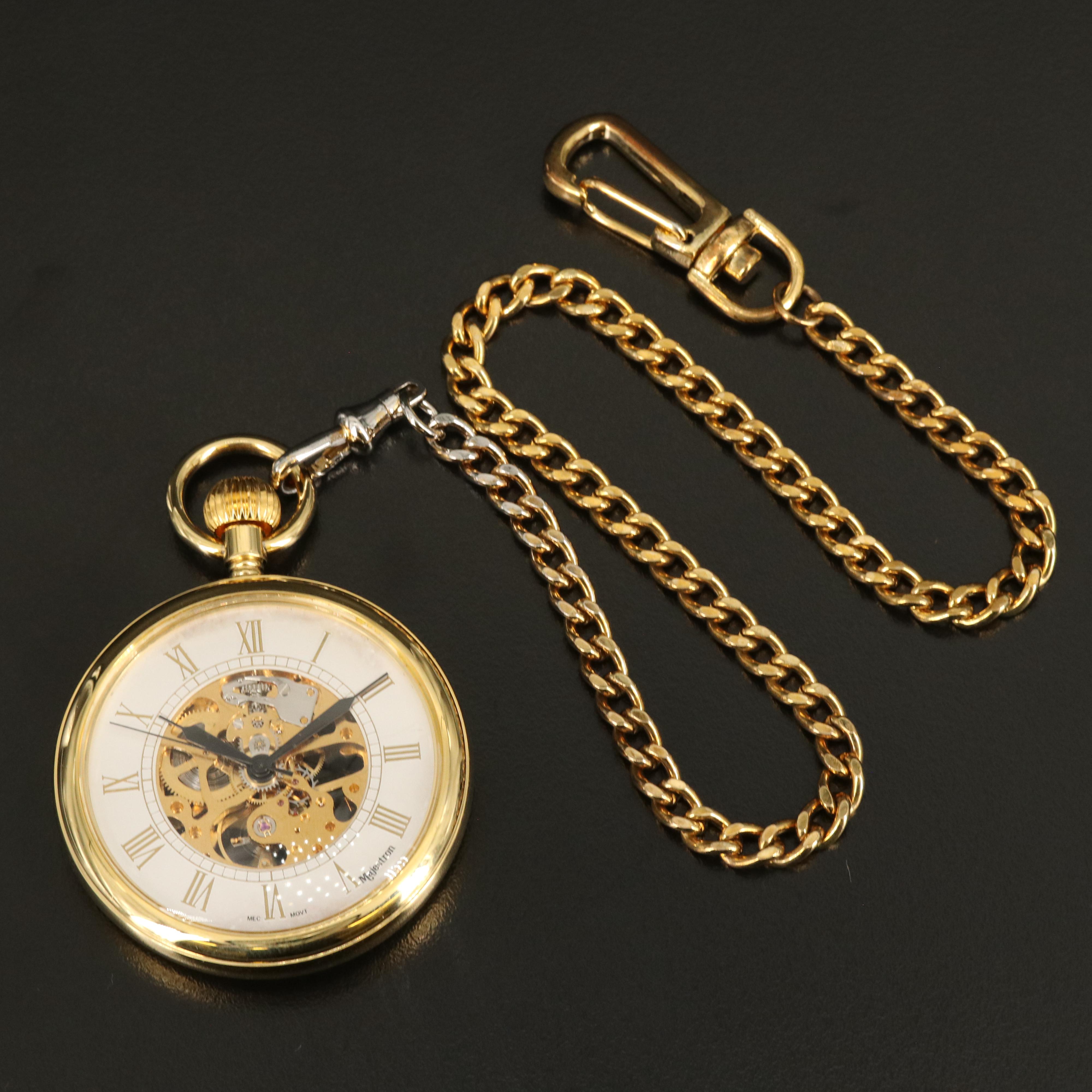 Majestron By Majesti Watch Co. Pocket Watch and Pouch