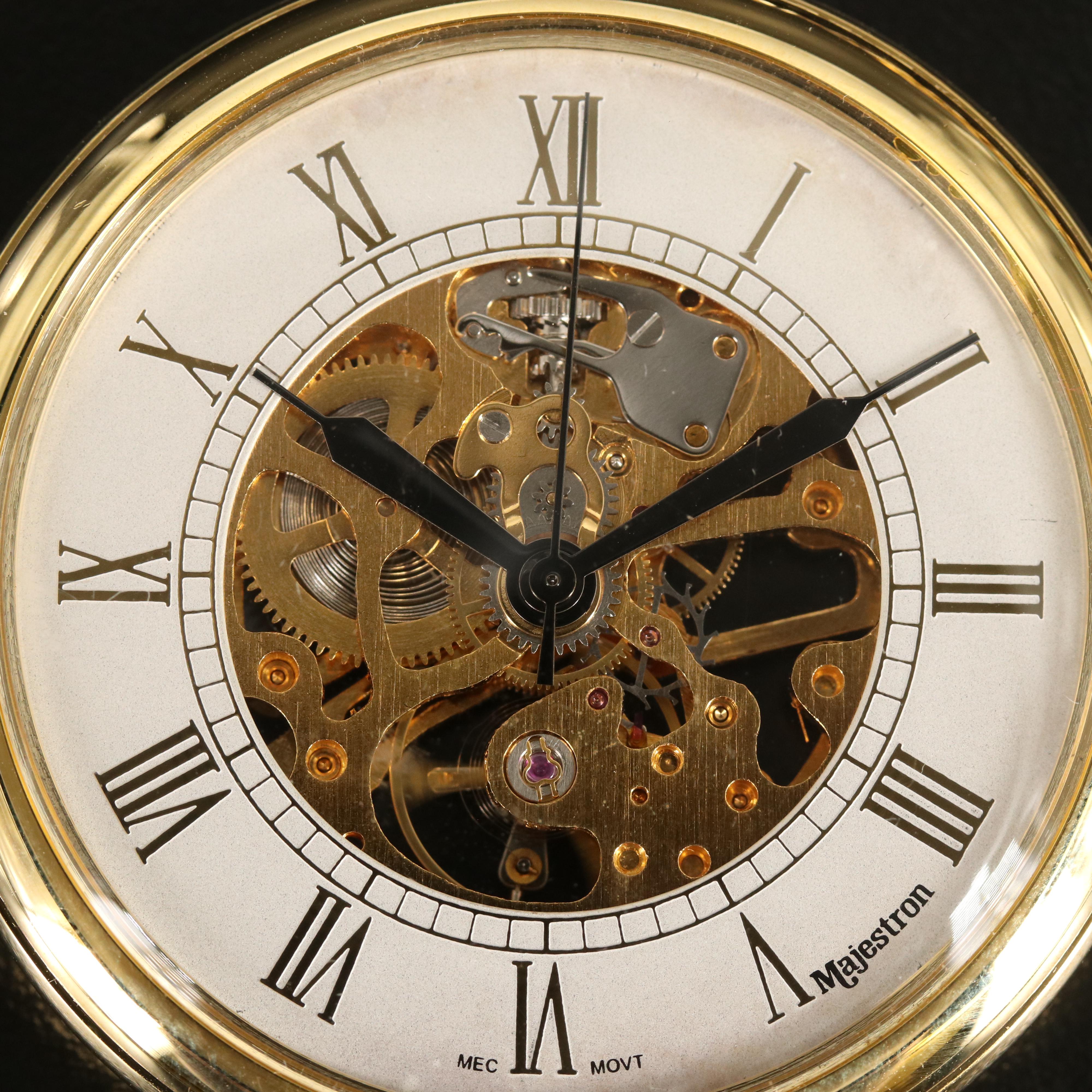 Majestron By Majesti Watch Co. Pocket Watch and Pouch