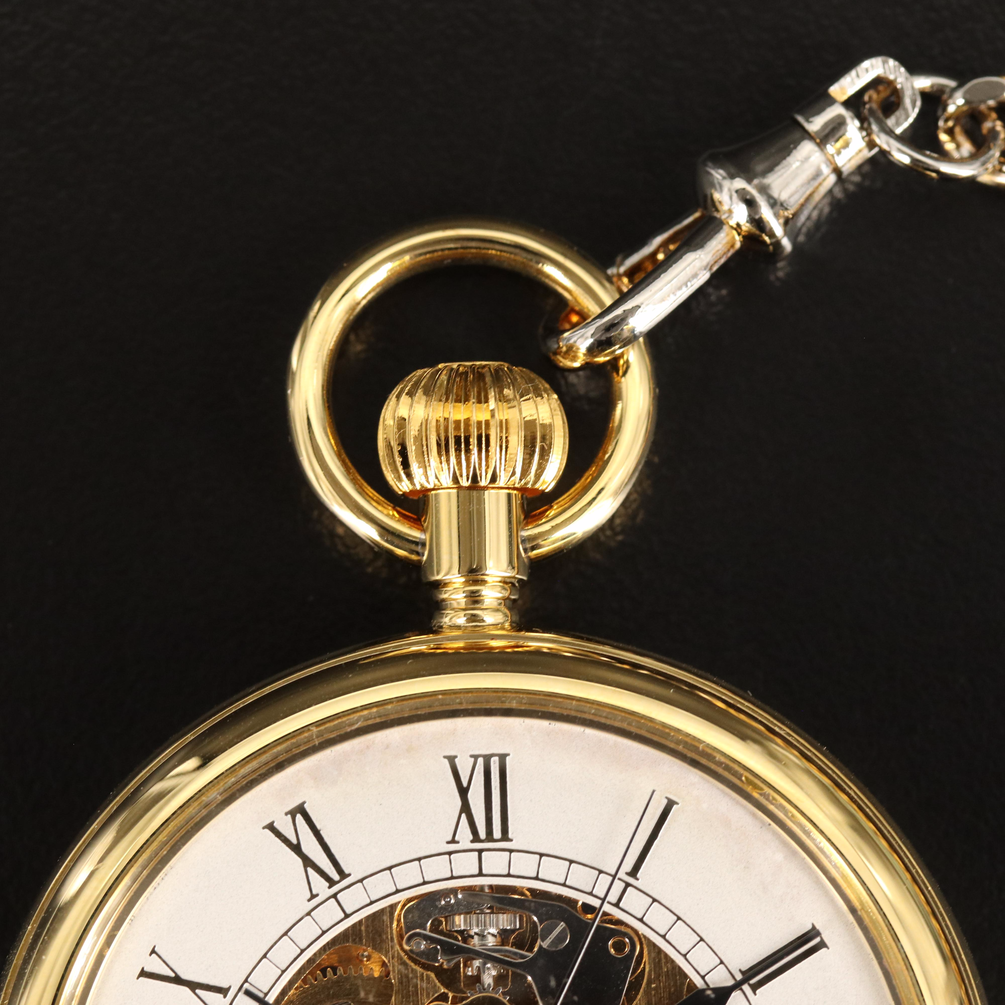 Majestron By Majesti Watch Co. Pocket Watch and Pouch