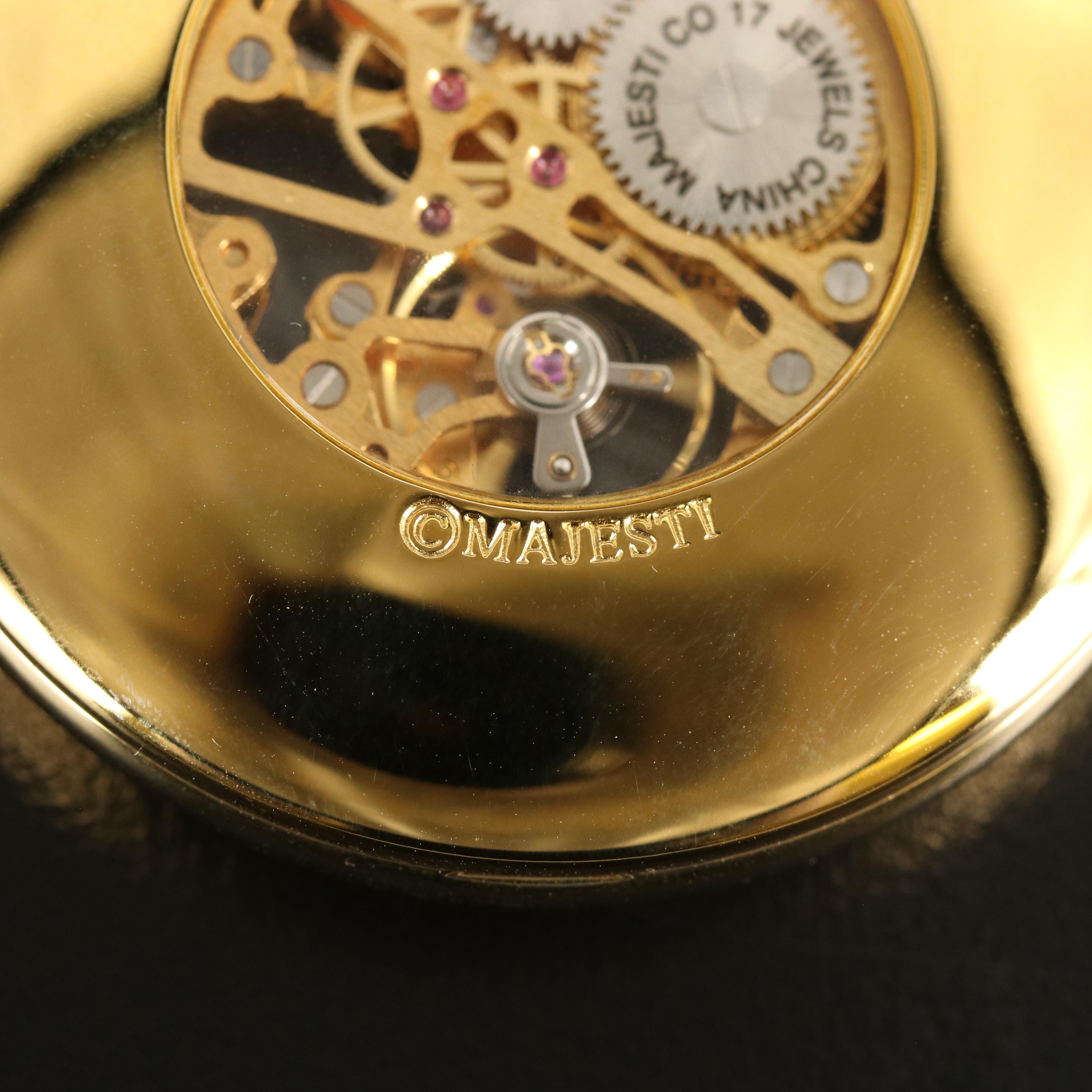 Majestron By Majesti Watch Co. Pocket Watch and Pouch