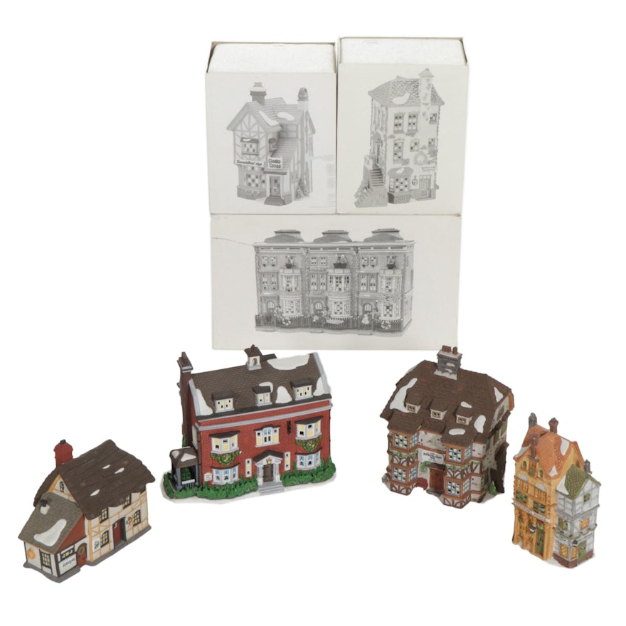 Department 56 "Dickens' Village" Porcelain Buildings, Figurines, and Accessories