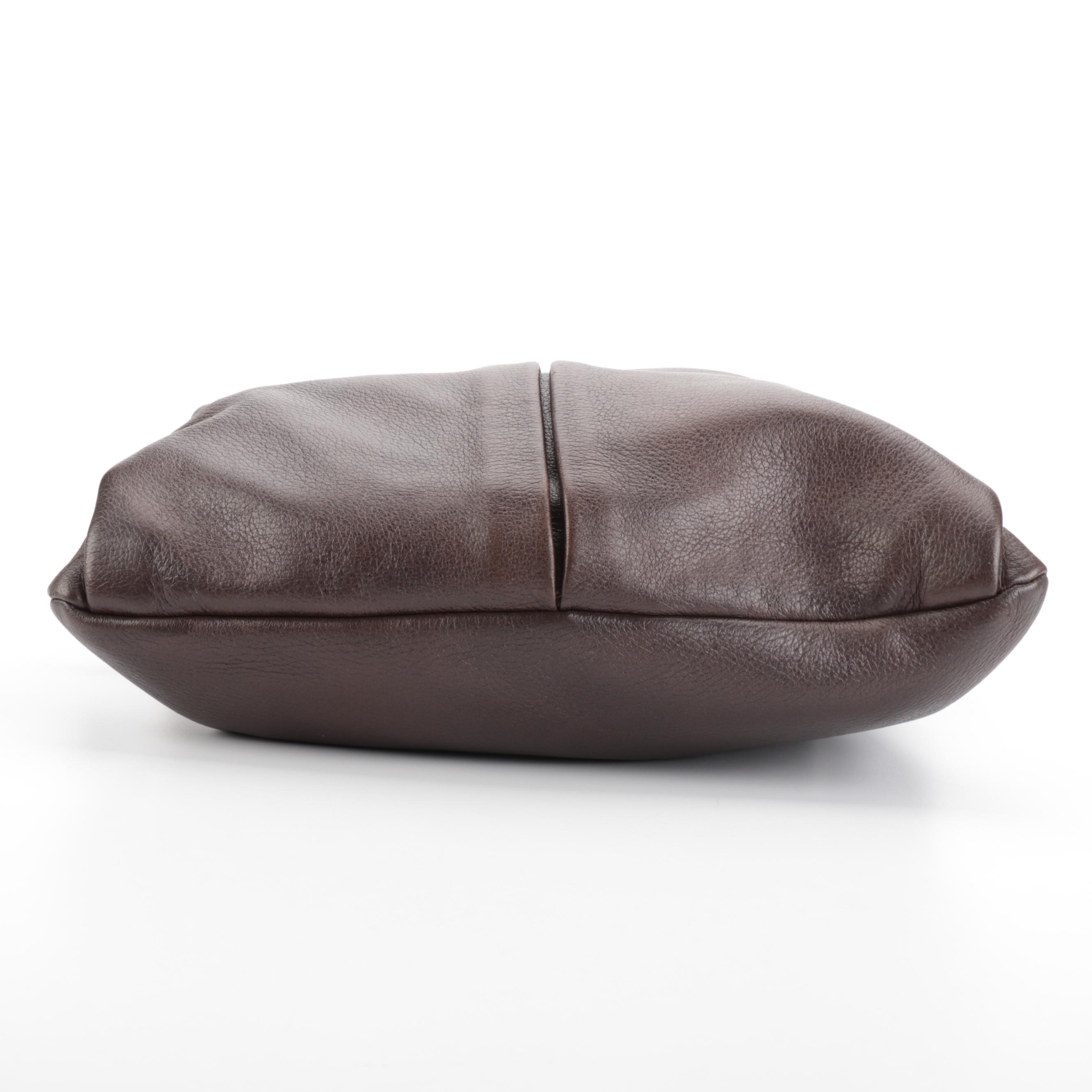 Prada Messenger Bag in Brown Grained Deerskin Leather