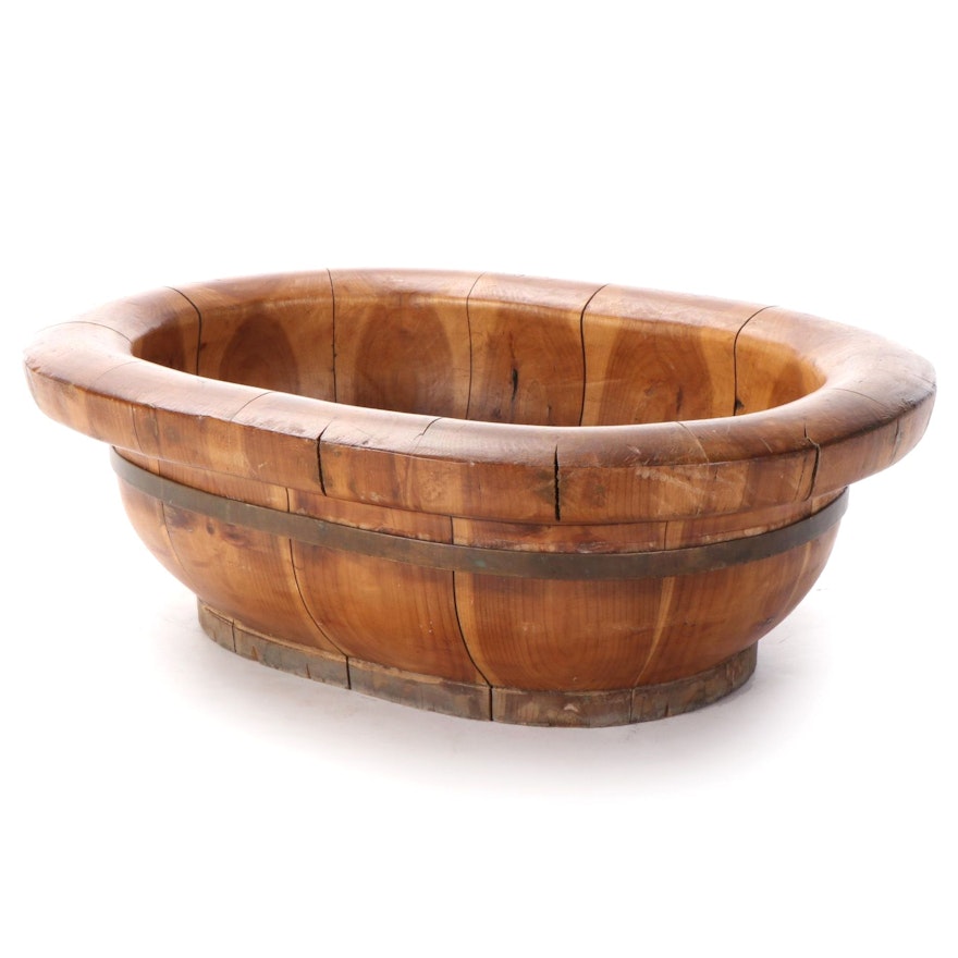 Chinese Wooden Basin