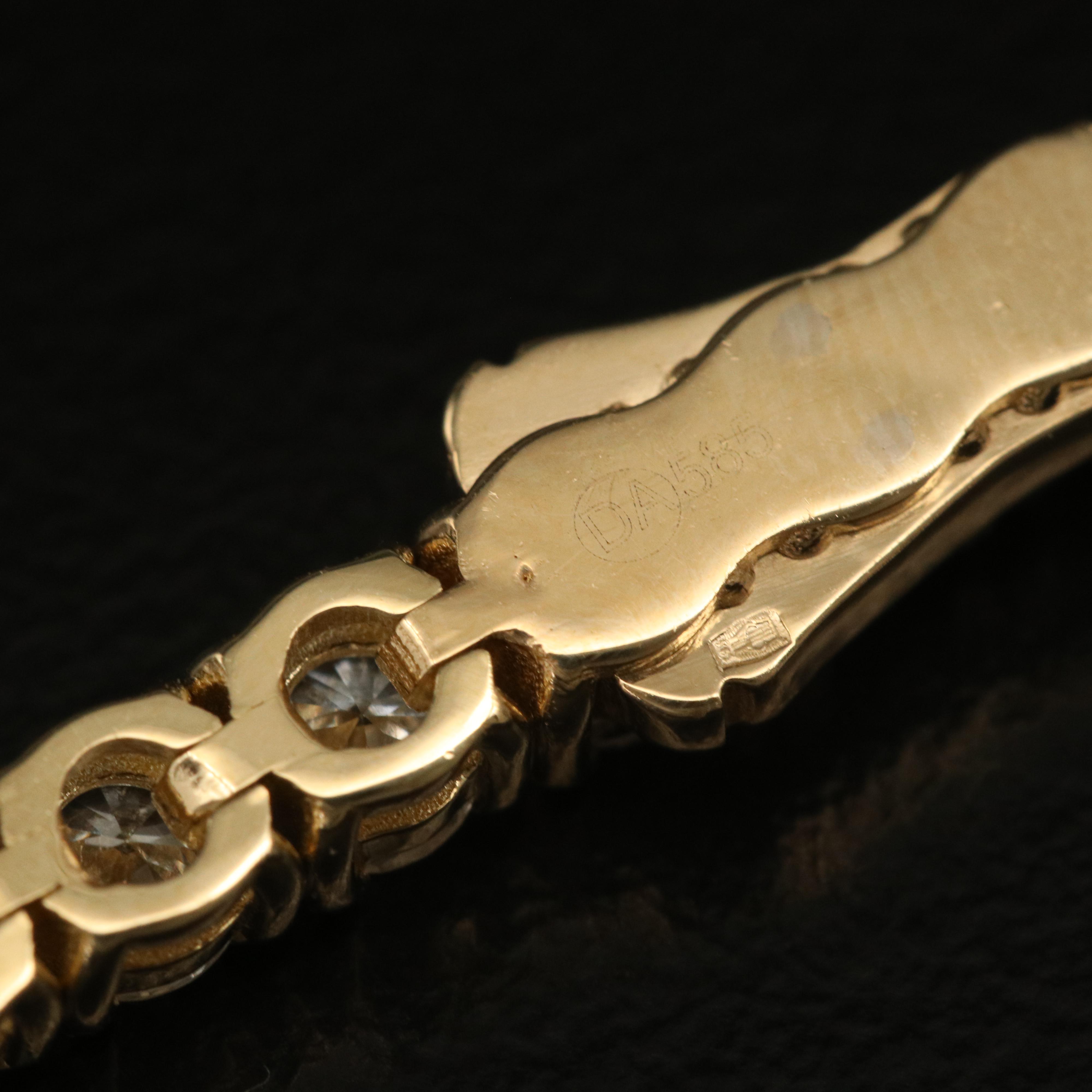 14K 7.67 CTW Diamond Line Bracelet