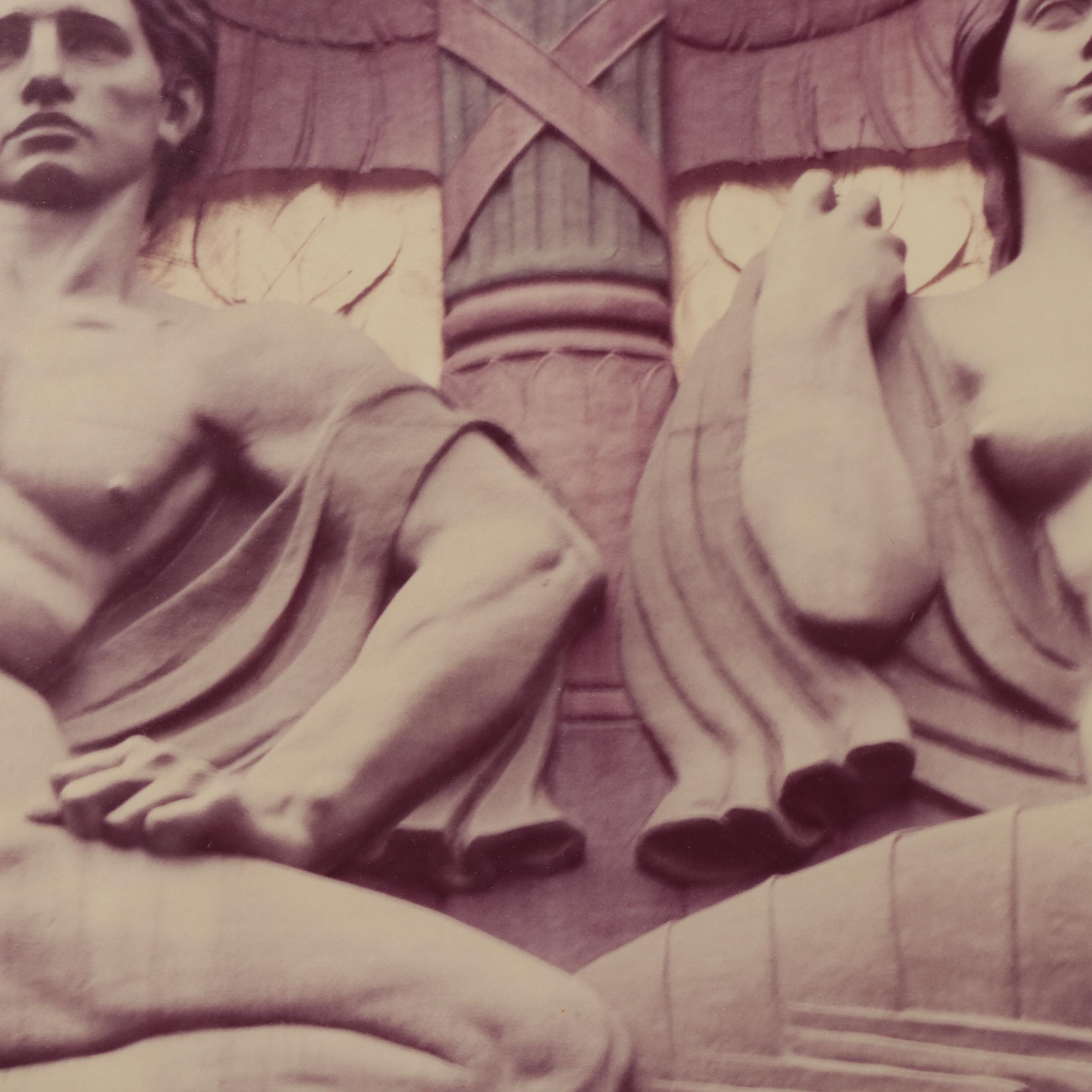 Ray Dockstader Color Photograph of Figurative Sculptures, 1975