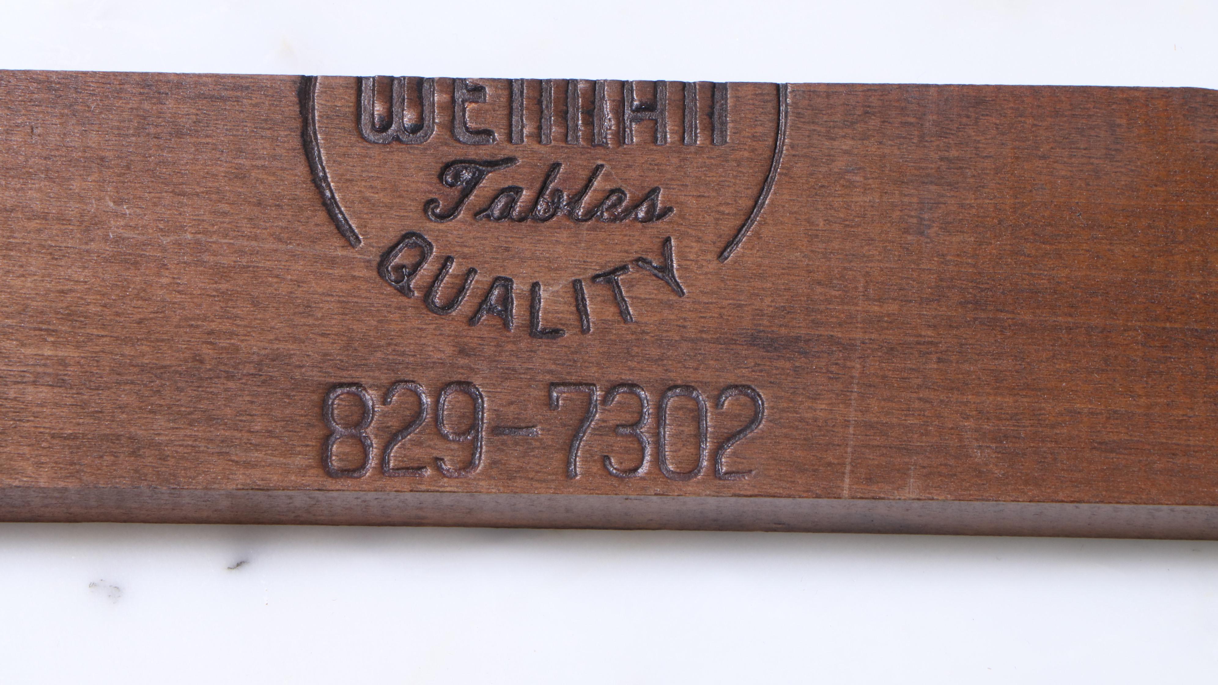 Weiman Louis XVI Style Italian Marble Top Coffee Table, Mid-20th Century