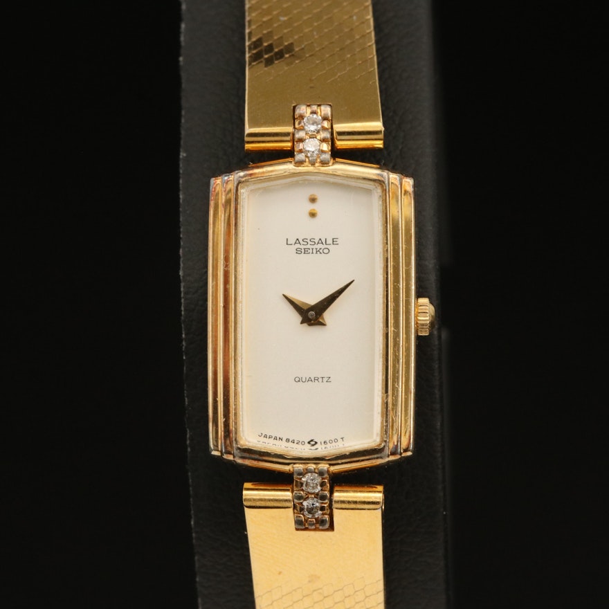 Seiko LaSalle Diamond Wristwatch
