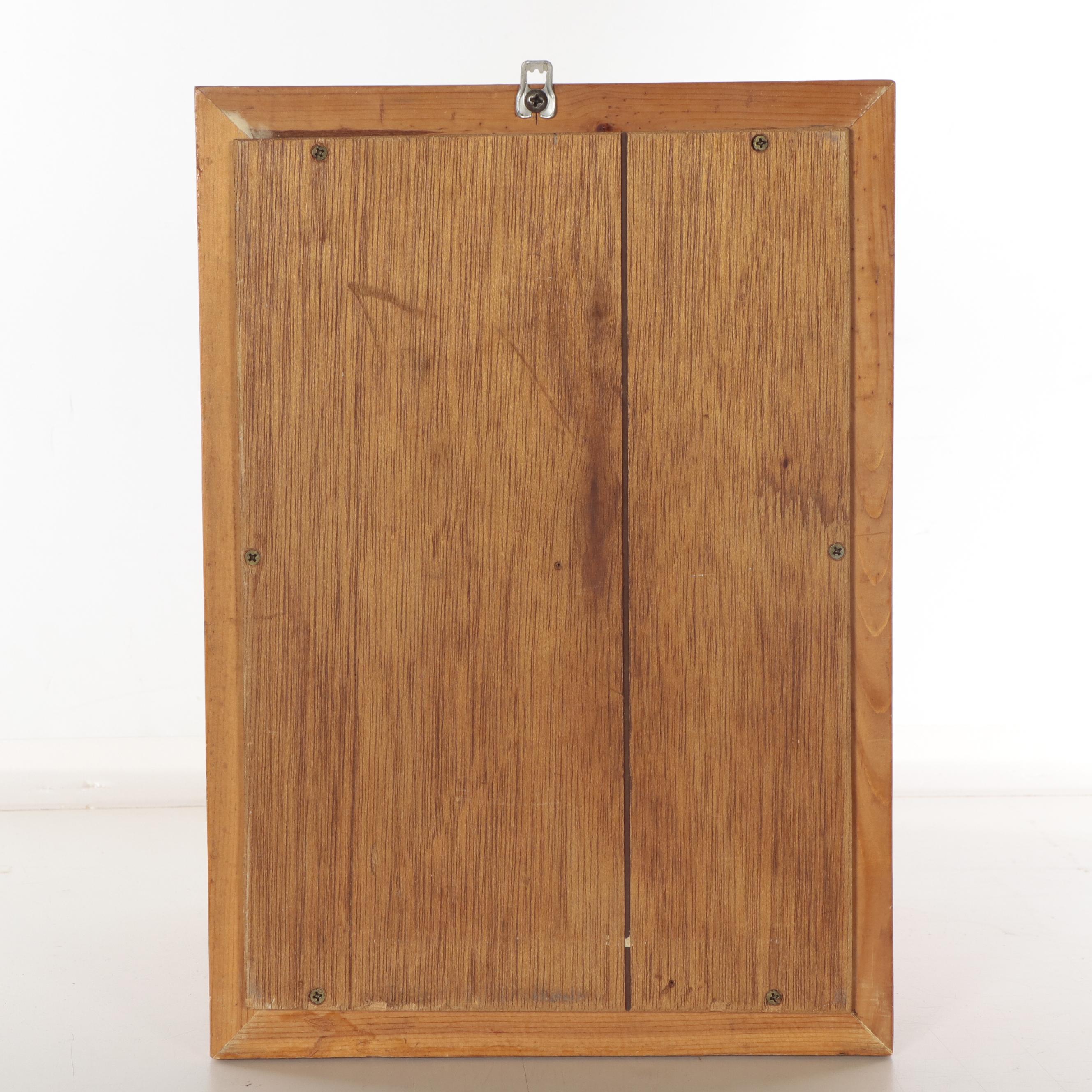 B. Forni Cast Bronze Relief Sculpture of Figure, 1882