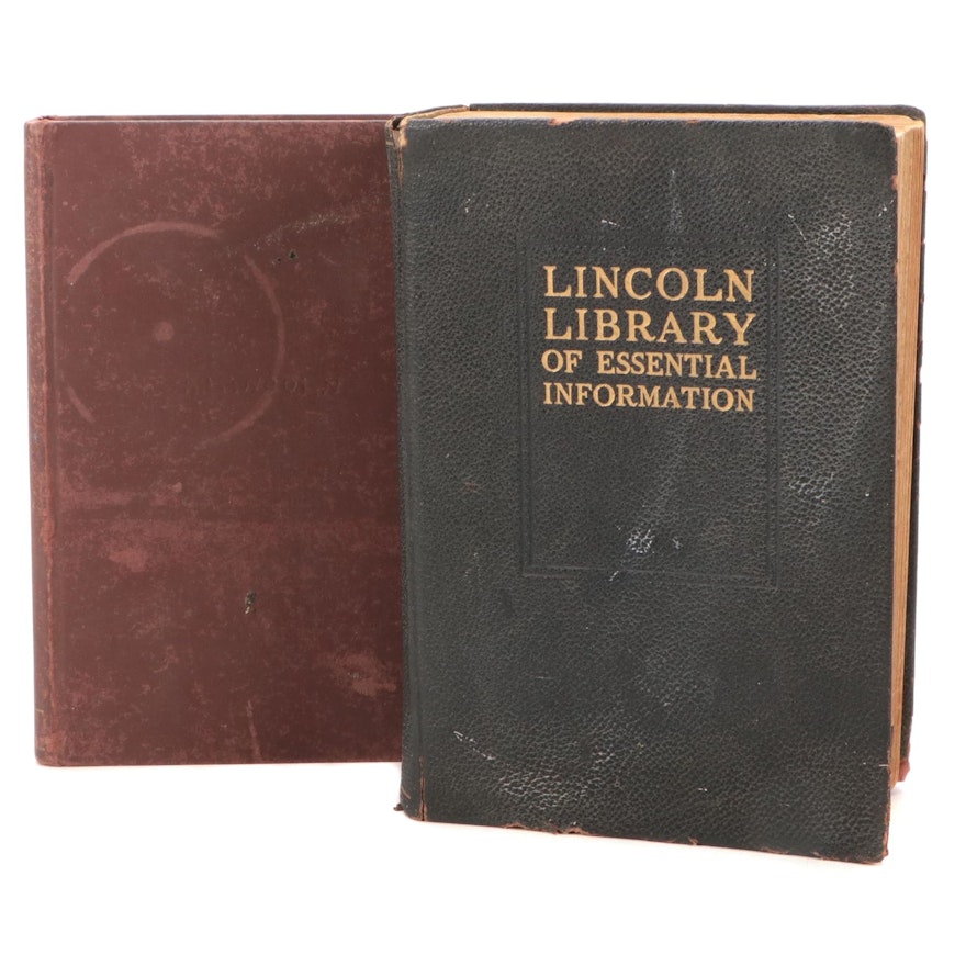 "Lincoln Library of Essential Information" and More, Early to Mid-20th Century