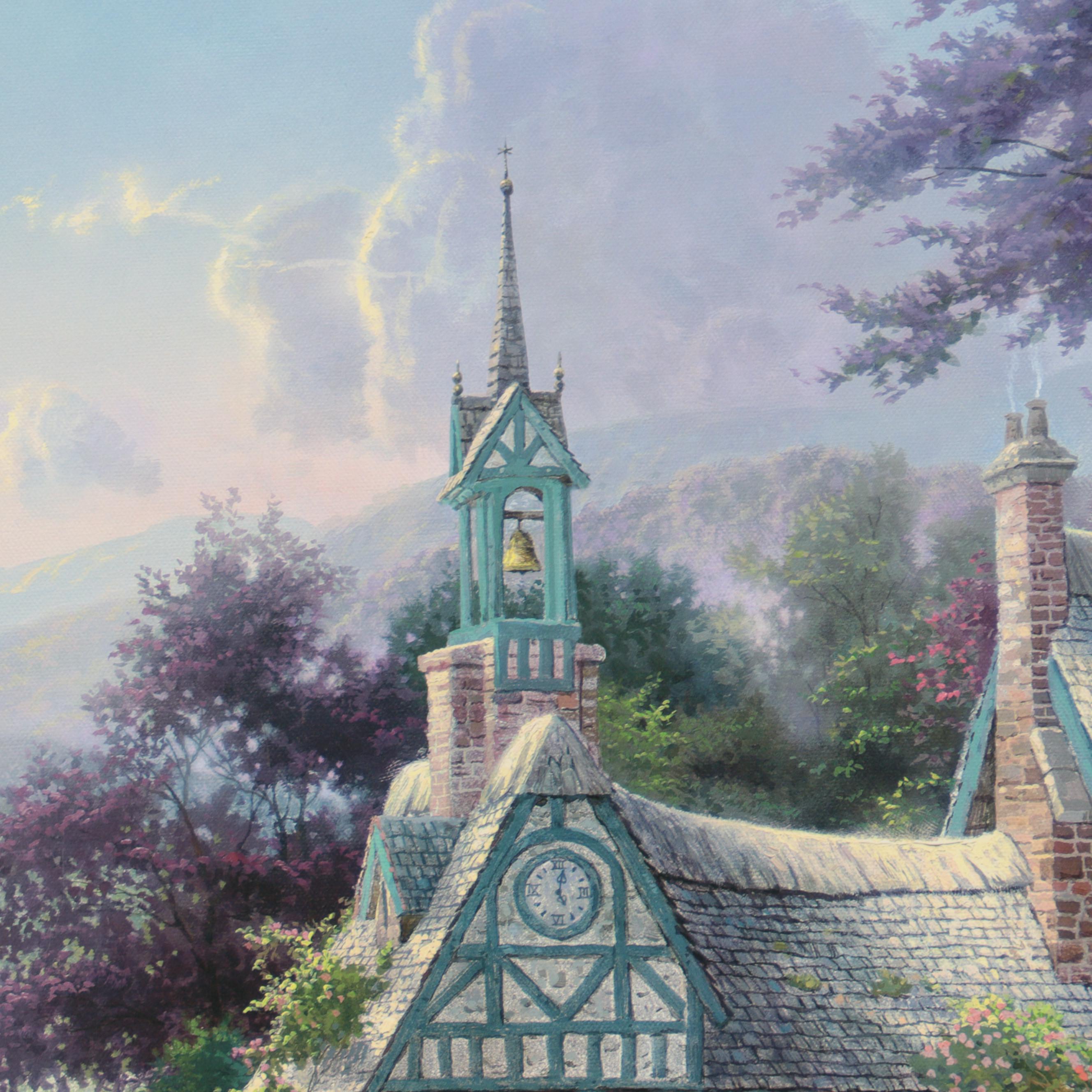 Thomas Kinkade Offset Lithographs of Lighthouse and Cottage