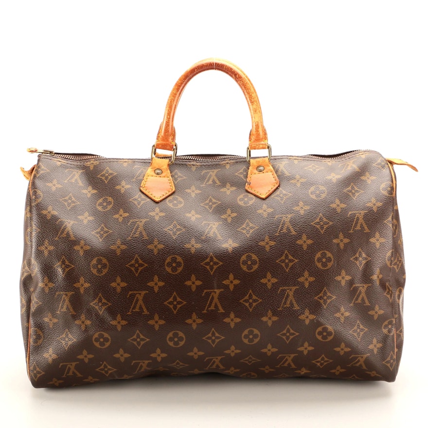 Louis Vuitton Malletier Speedy 40 in Monogram Canvas