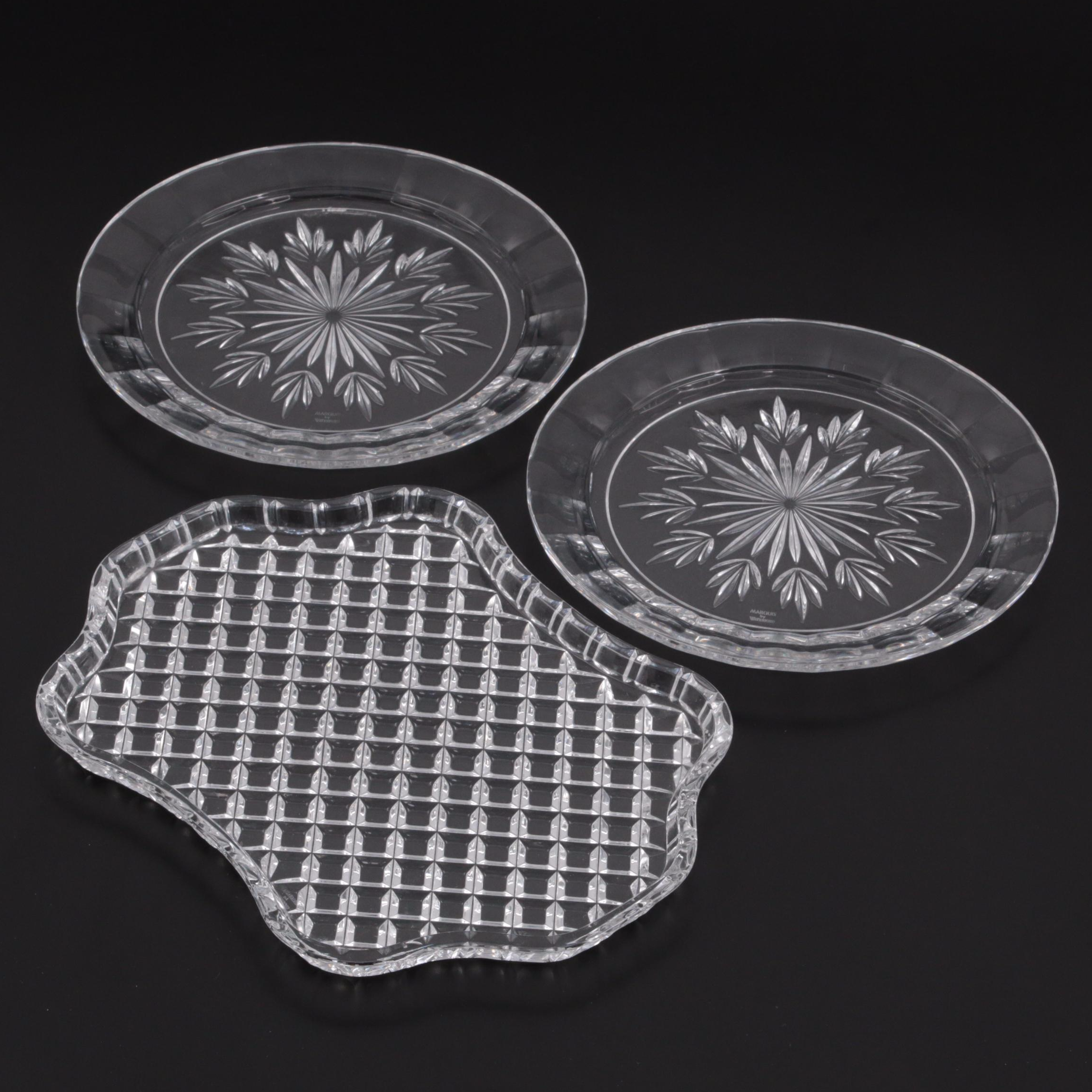 Marquis by Waterford Crystal Plates and Serving Tray
