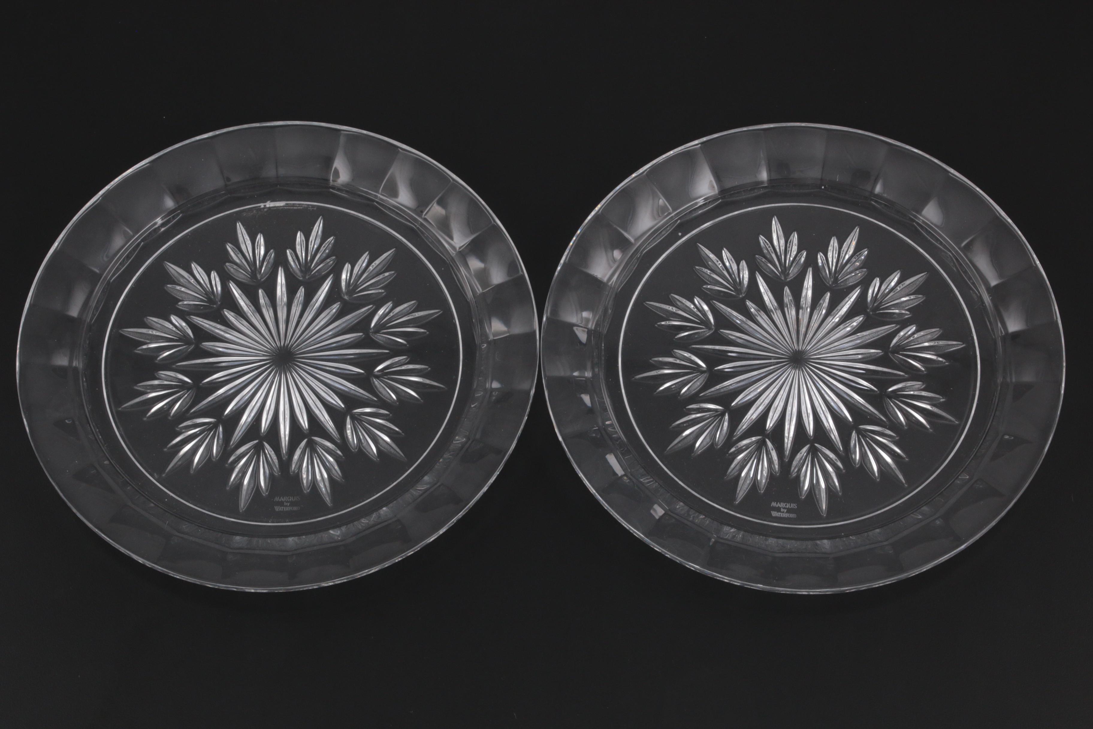 Marquis by Waterford Crystal Plates and Serving Tray
