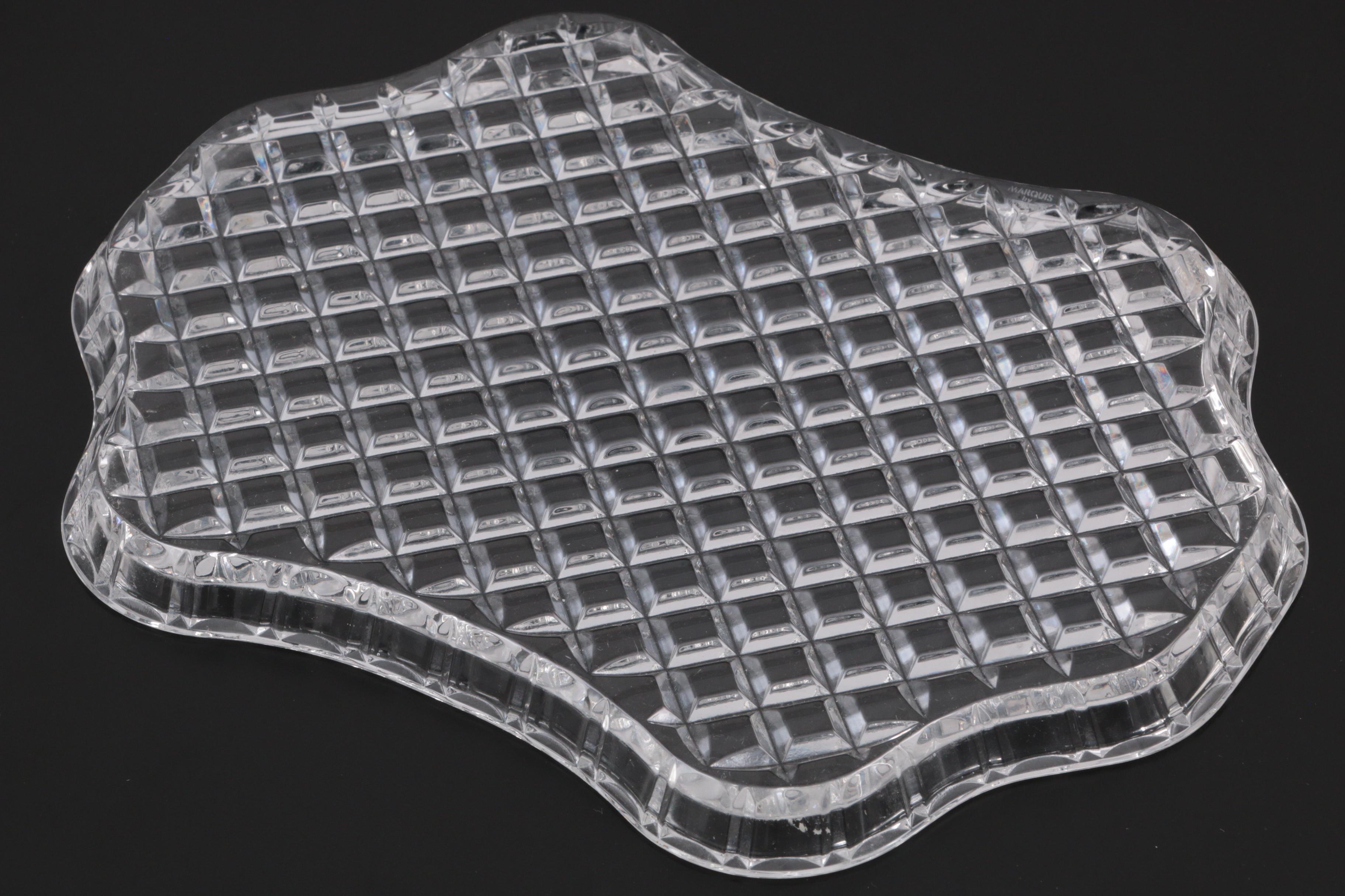 Marquis by Waterford Crystal Plates and Serving Tray