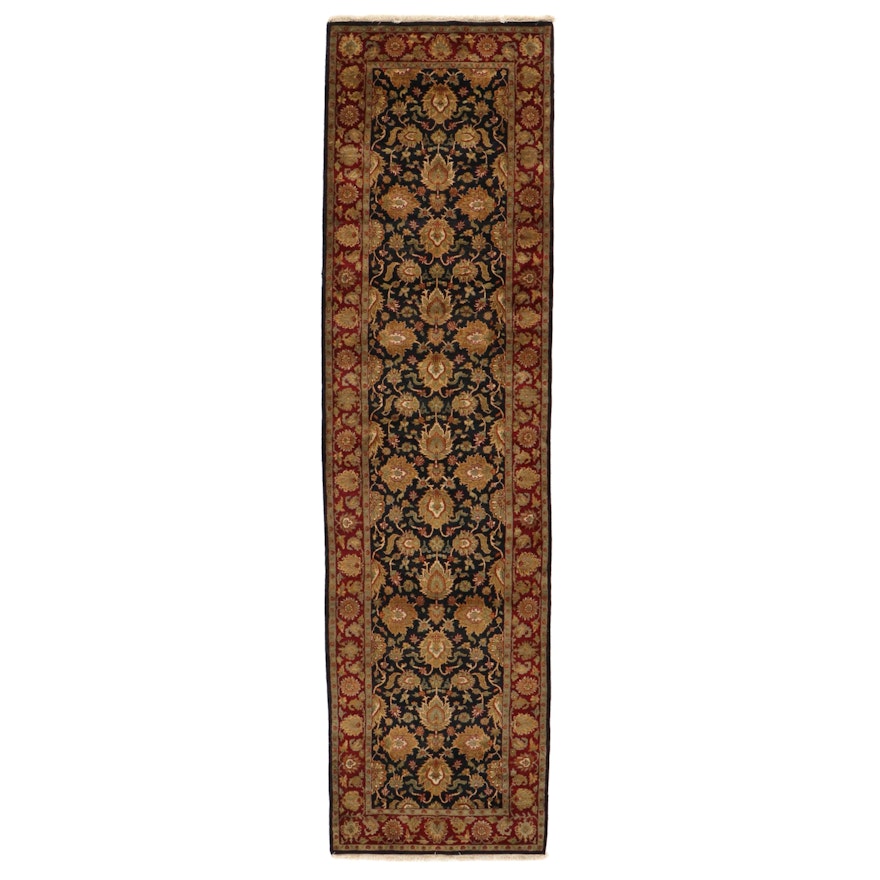 4'3 x 16' Hand-Knotted Indo-Persian Mahal Long Rug