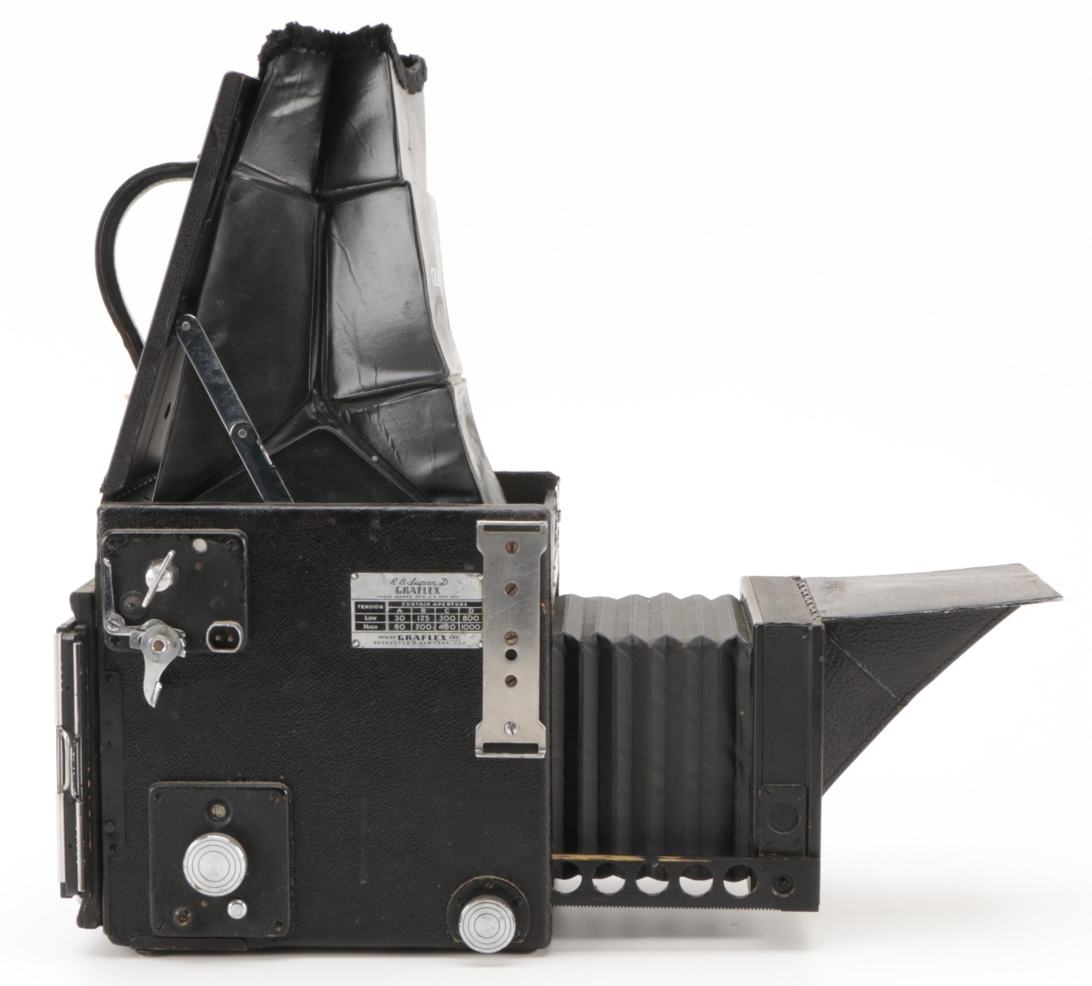 Graflex RB Super D Large Format SLR Bellows Camera, Mid-20th Century