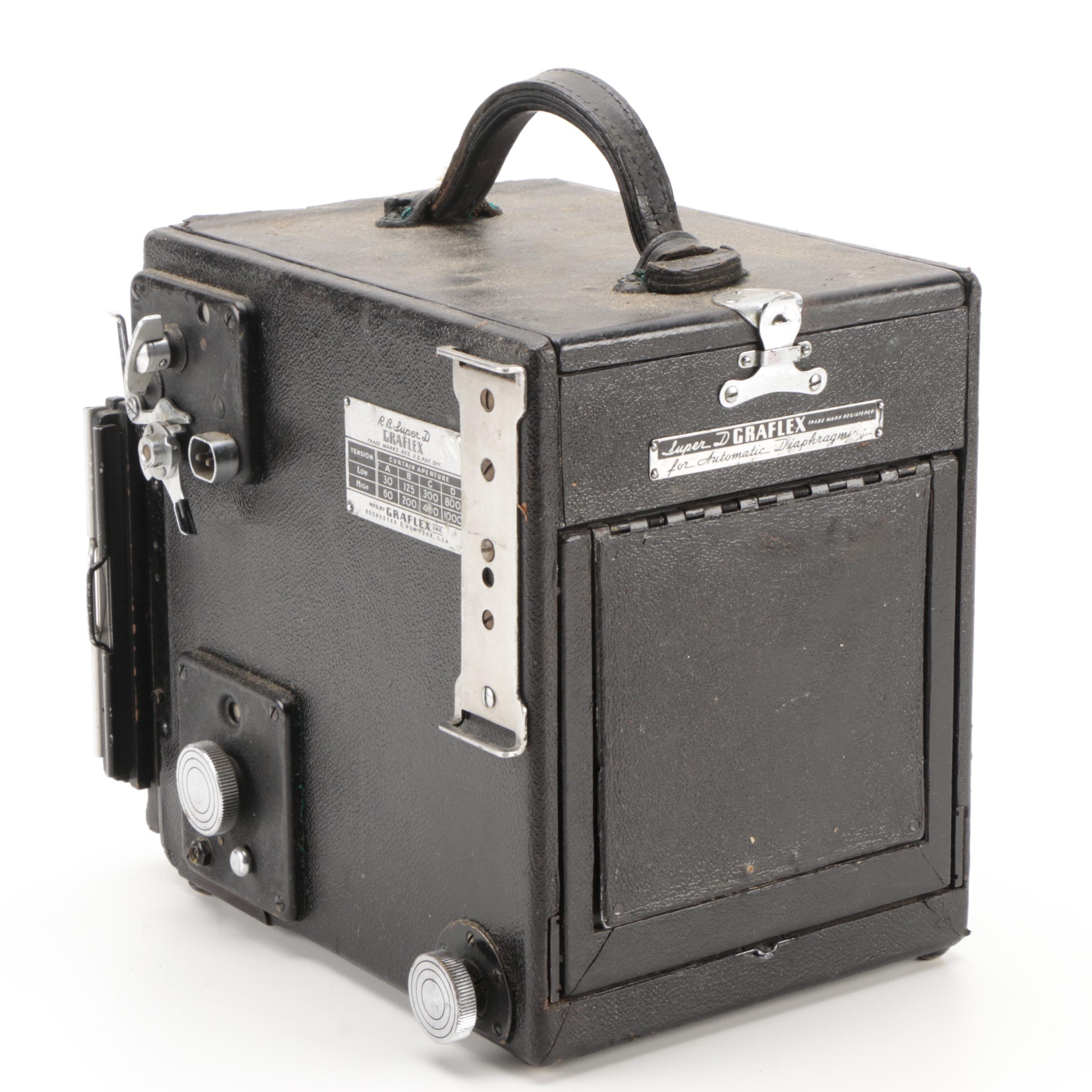Graflex RB Super D Large Format SLR Bellows Camera, Mid-20th Century