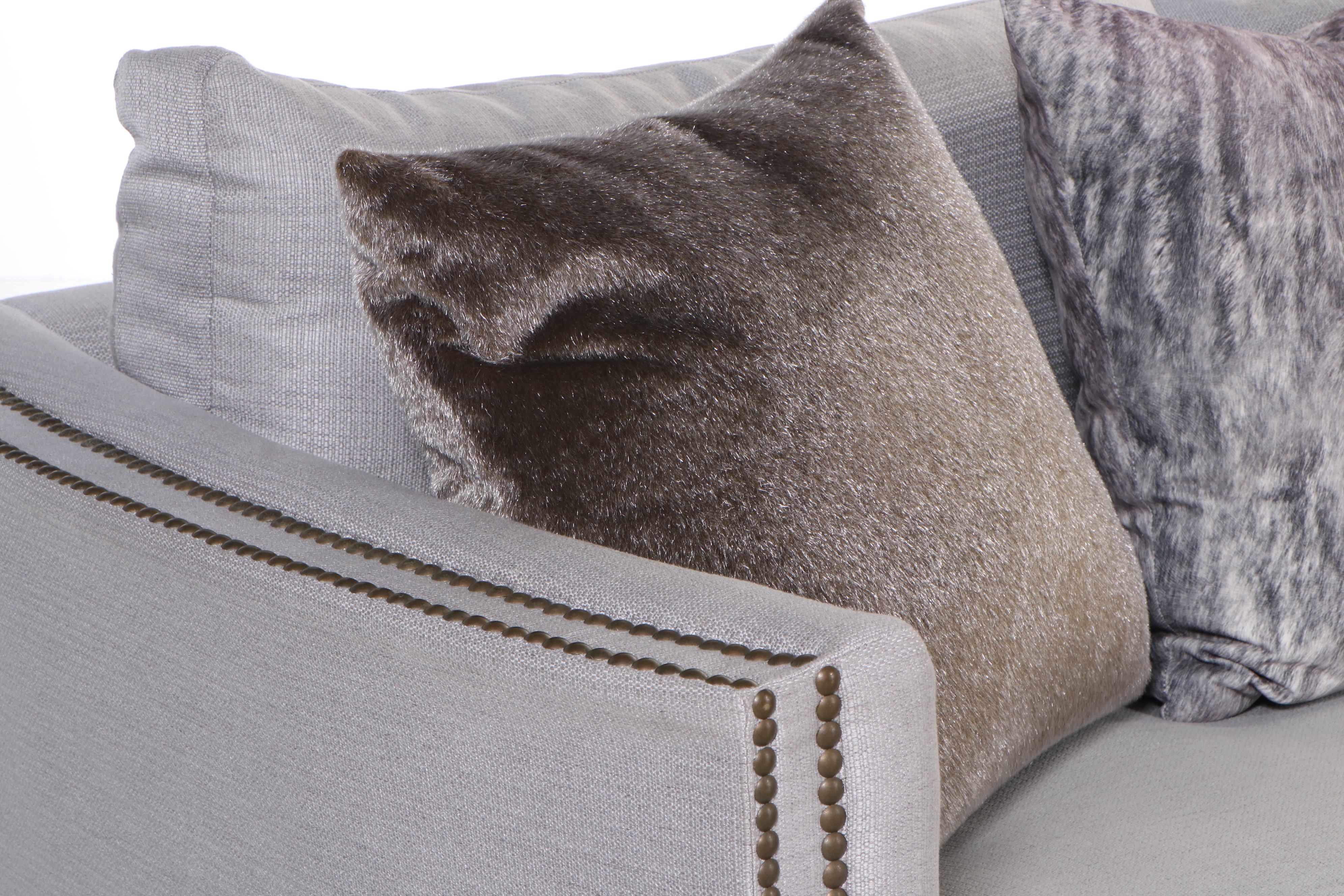 John Michael Designs "Juliet" Contemporary Upholstered 3-Piece Sectional Sofa