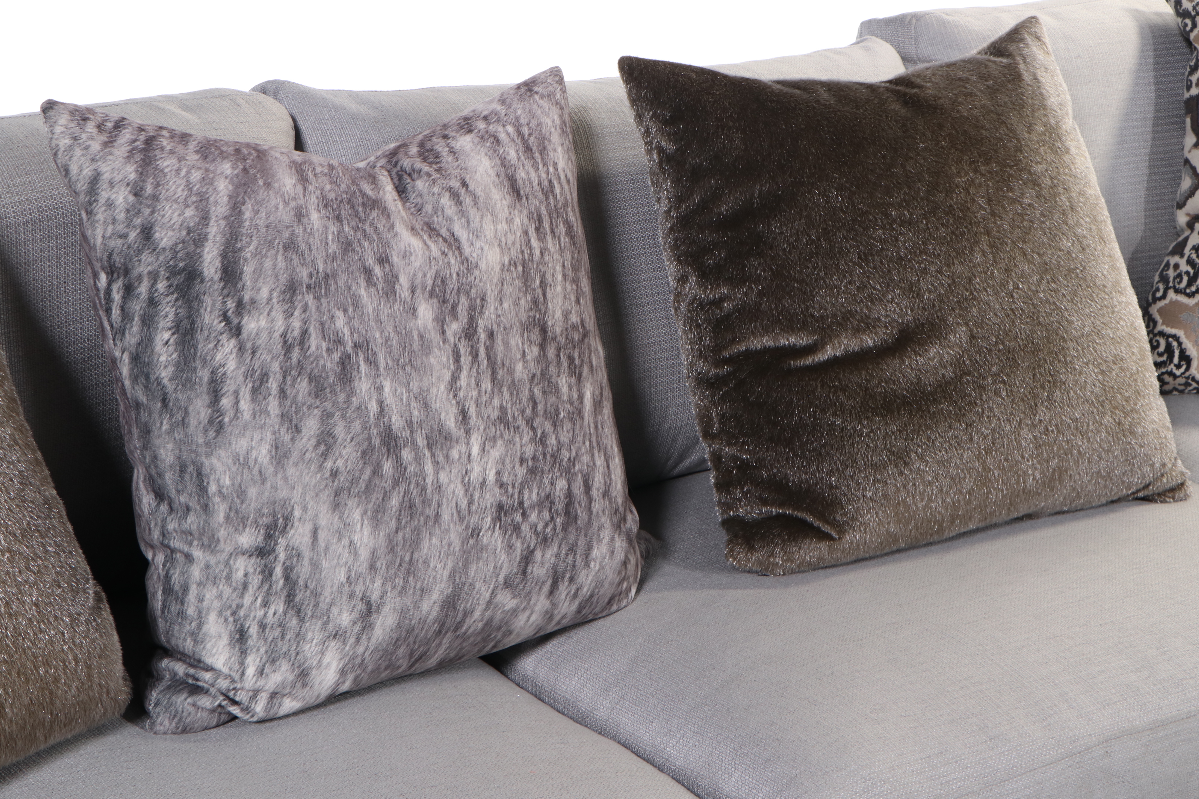 John Michael Designs "Juliet" Contemporary Upholstered 3-Piece Sectional Sofa