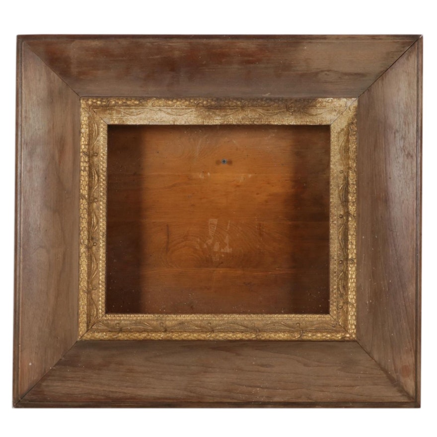 Shadowbox Frame with Carved and Gilt Detail, Early 20th Century