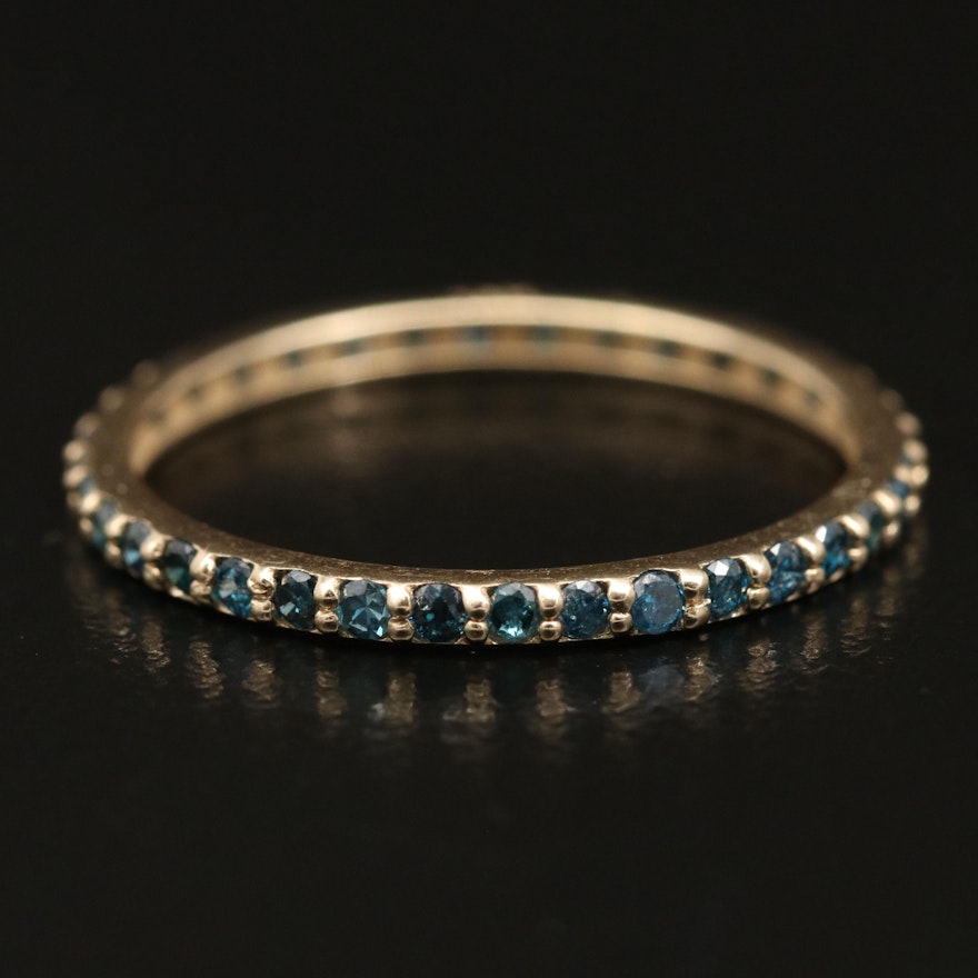 14K Diamond Eternity Band