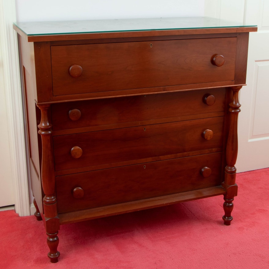Late Federal Style Cherry Chest of Drawers