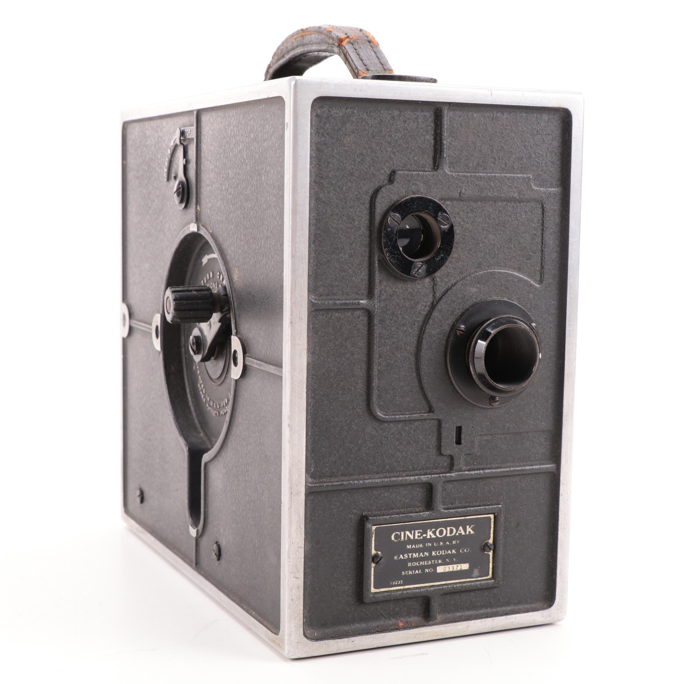 Eastman Kodak No.2 Stereo Camera and Cine-Kodak Model A Movie Camera